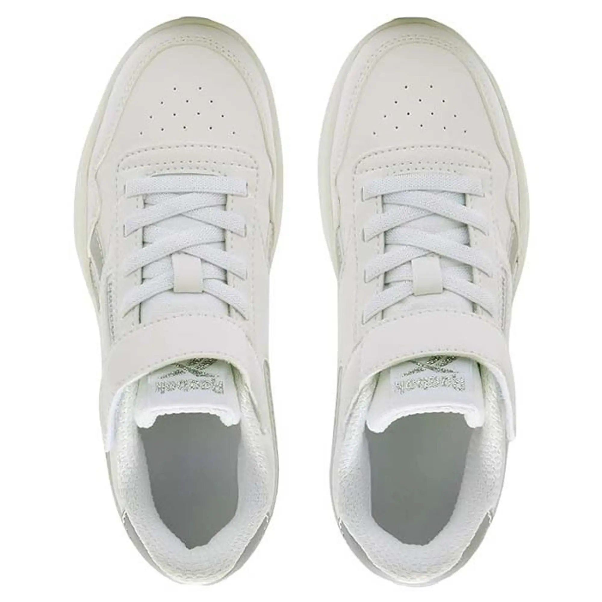 Reebok Court Advance Elastic & Top Strap Children Trainers