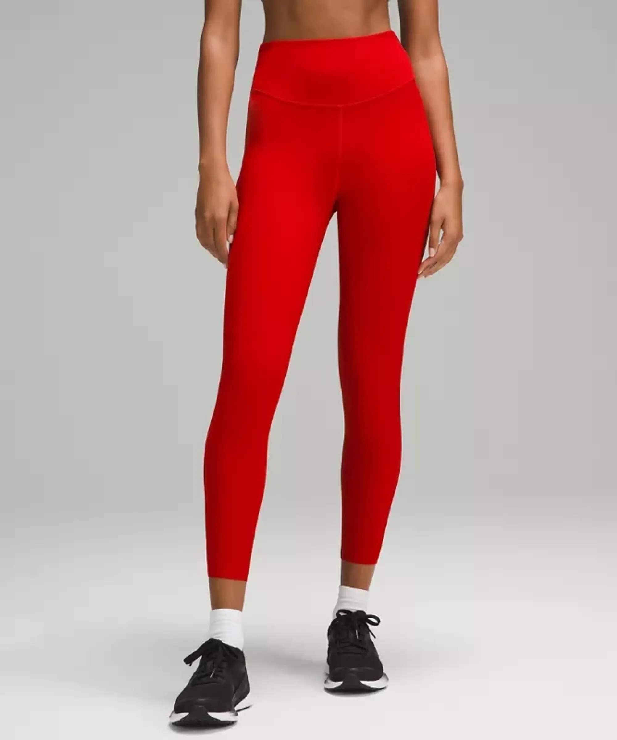 lululemon – Women's Base Pace High-Rise Tight Leggings – 25" – Color Dark Red/Neon/Red – Size 2