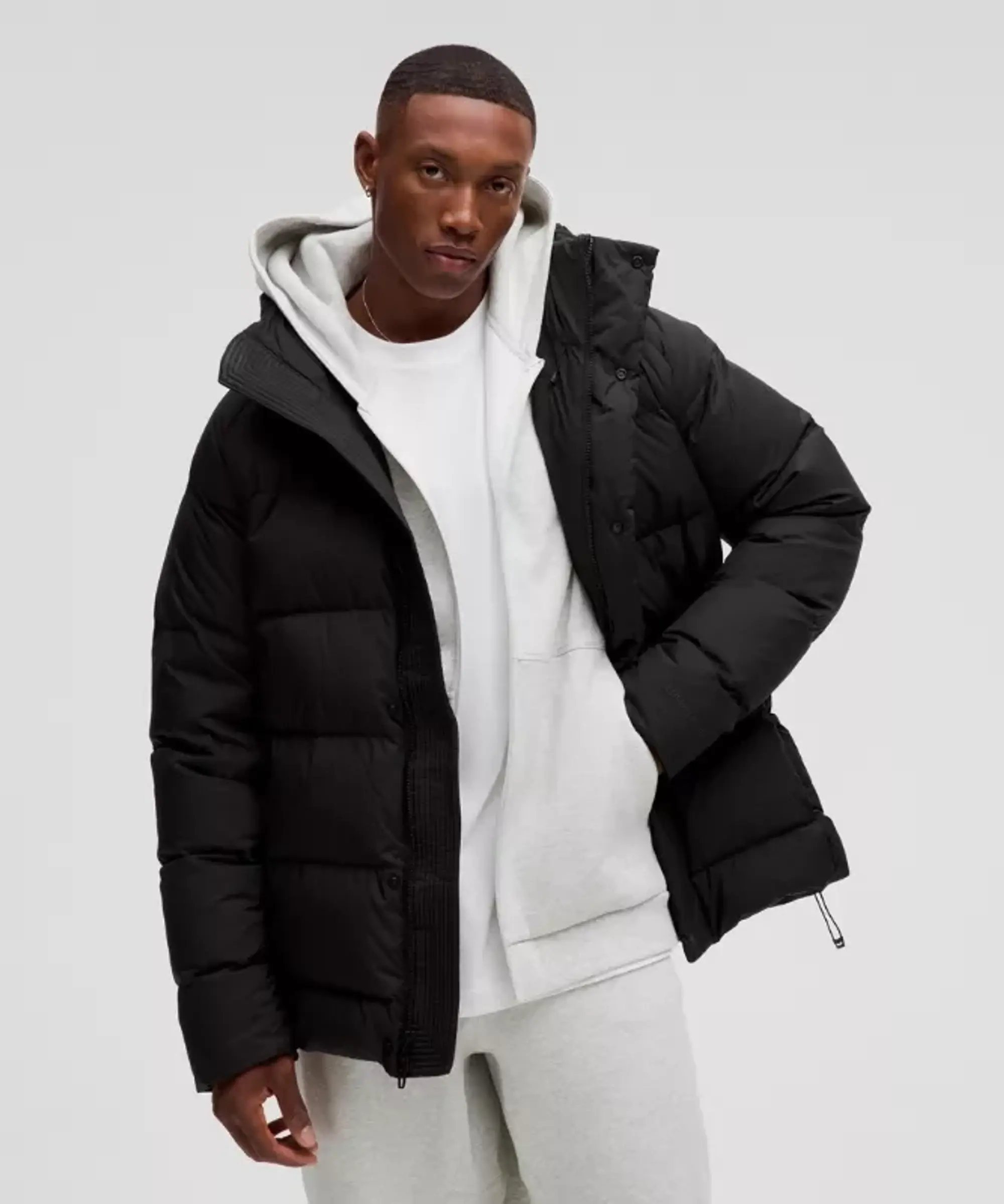 lululemon – Men's Wunder Puff 600-Down-Fill Jacket – Color Black – Size L