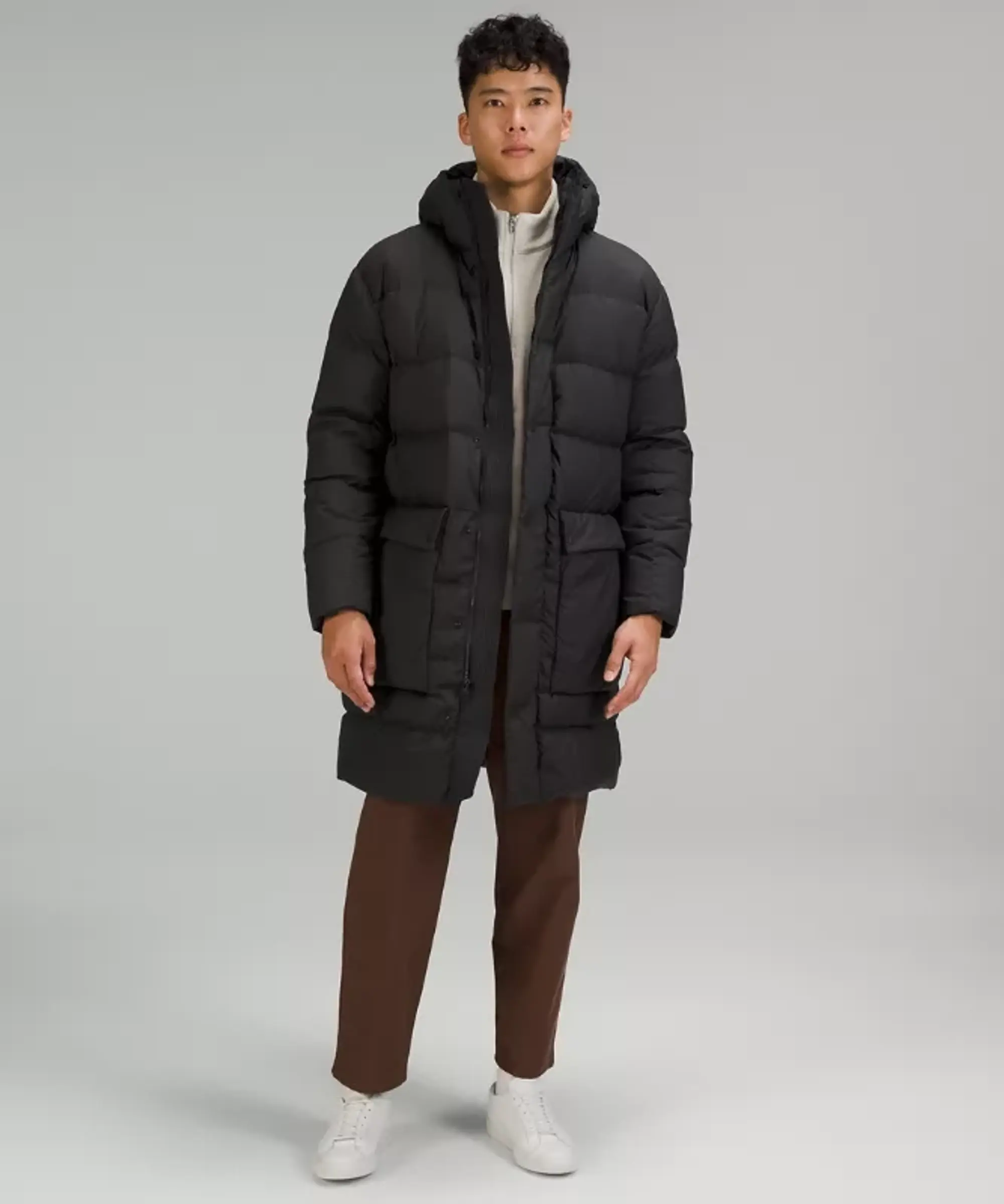 lululemon – Men's Wunder Puff 600-Down-Fill Long Jacket – Color Black – Size M
