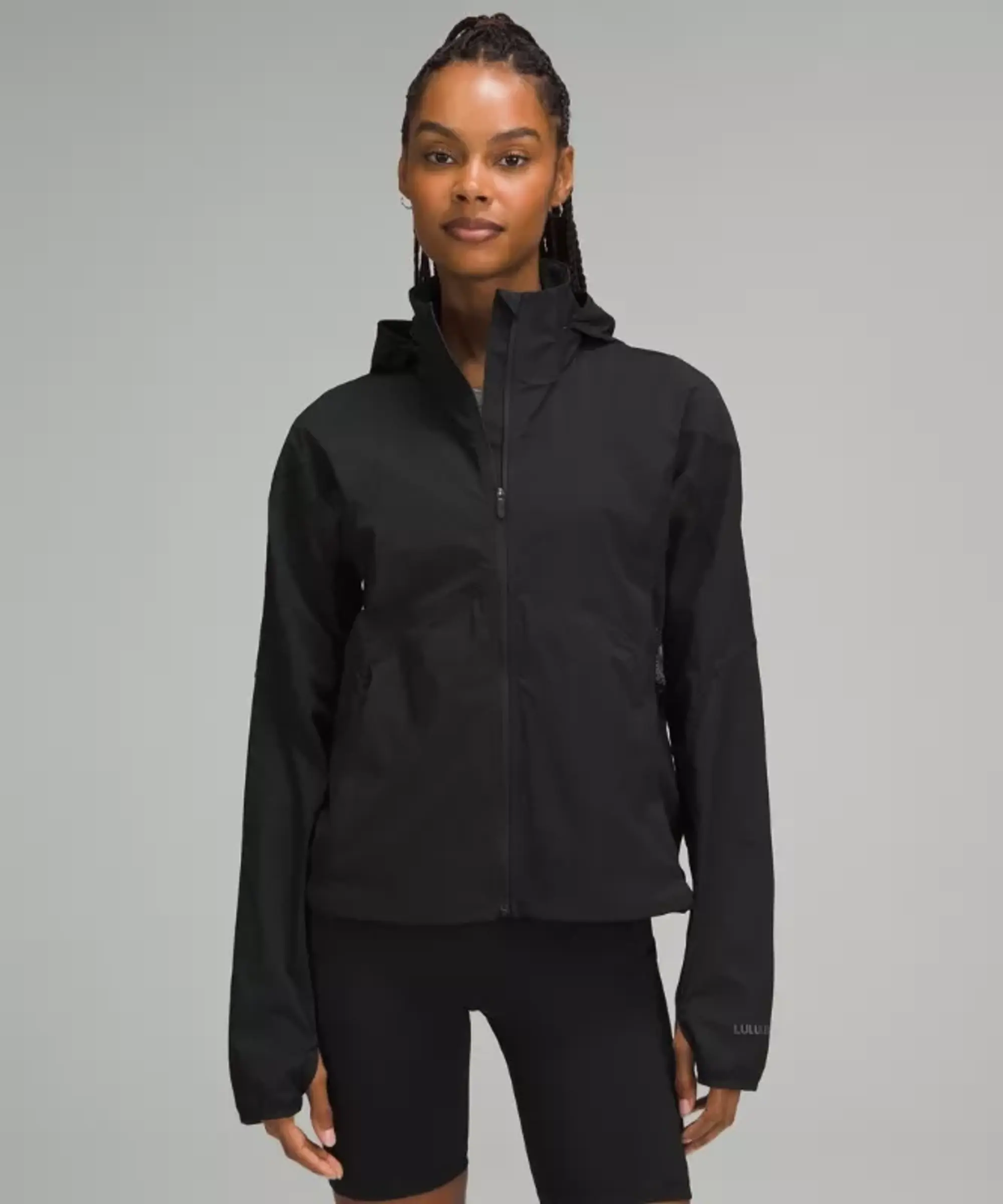 lululemon – Women's Classic-Fit Ventilated Running Jacket – Color Black – Size 2