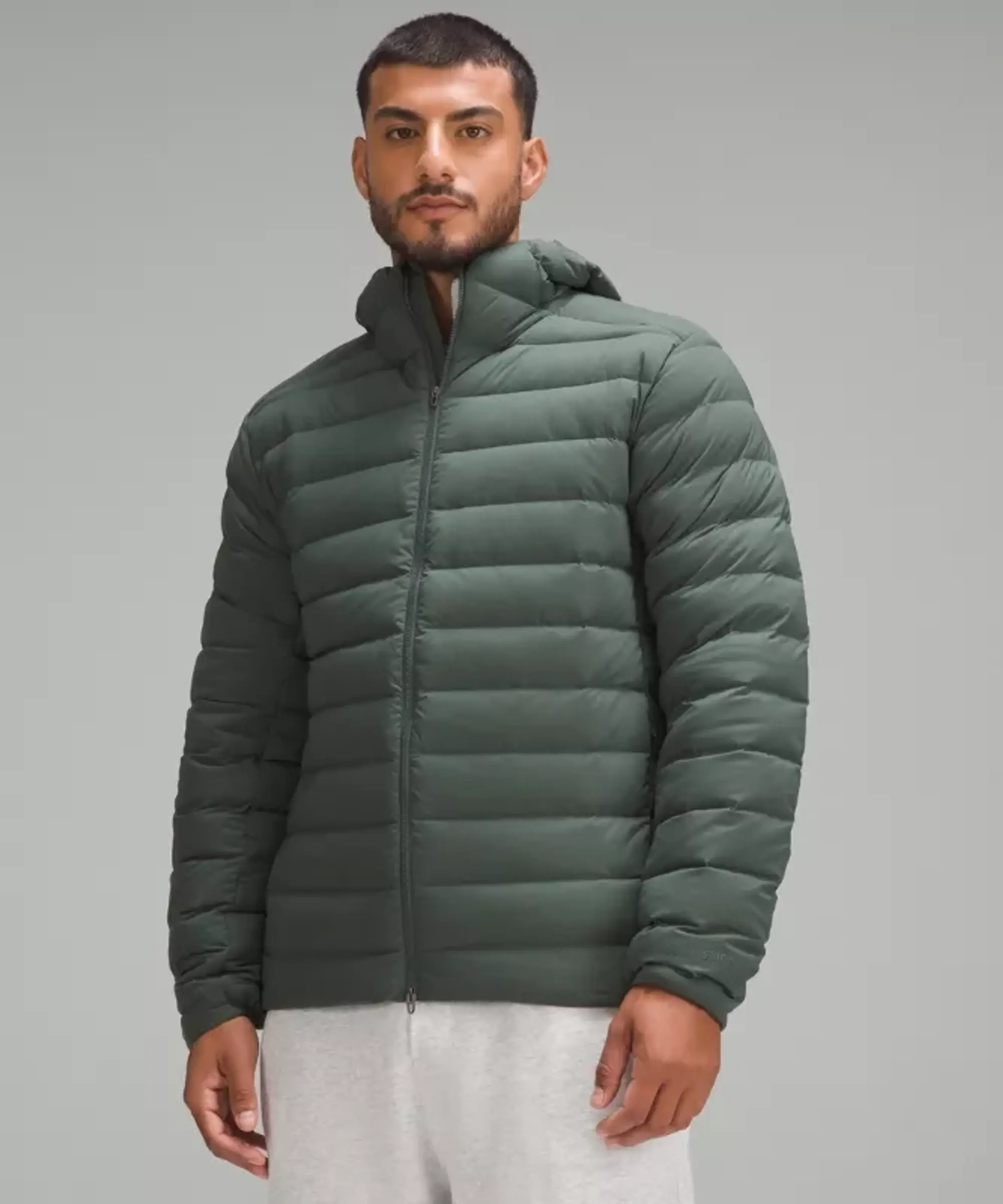 lululemon – Men's Navigation 700-Down-Fill Hoodie – Color Green – Size S