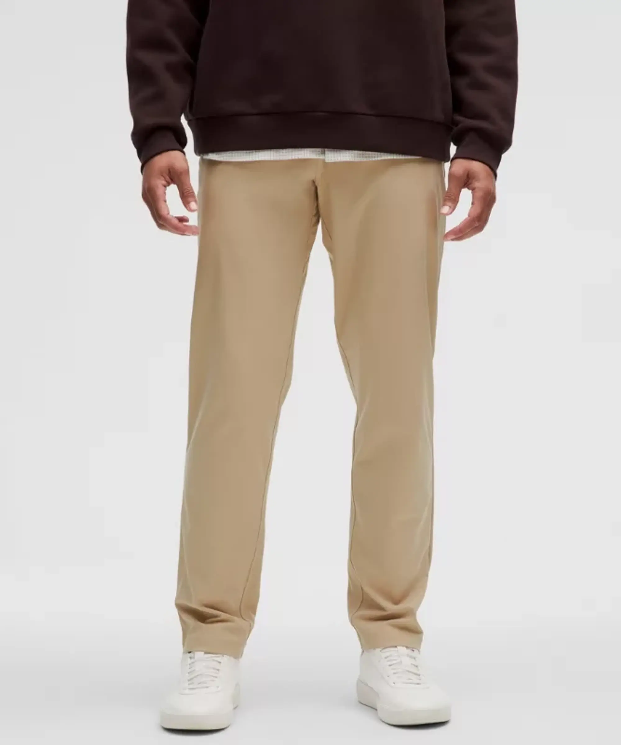 lululemon – Men's ABC Relaxed-Fit 5 Pocket Trousers 30L Warpstreme – Color Khaki – Size 32