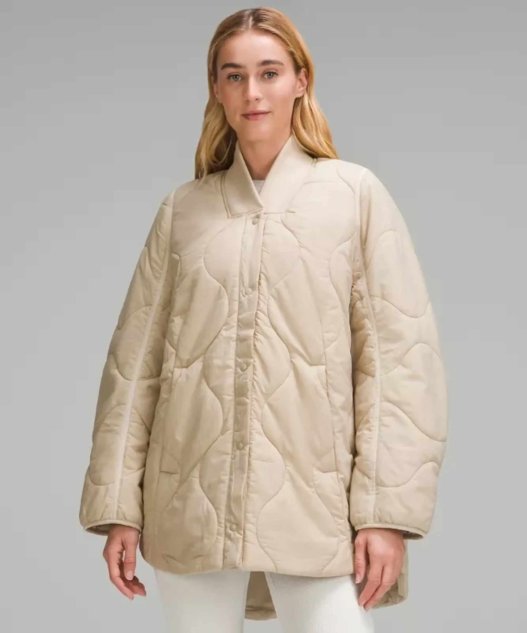 lululemon – Women's Quilted Light Insulation Jacket – Color Khaki – Size 0