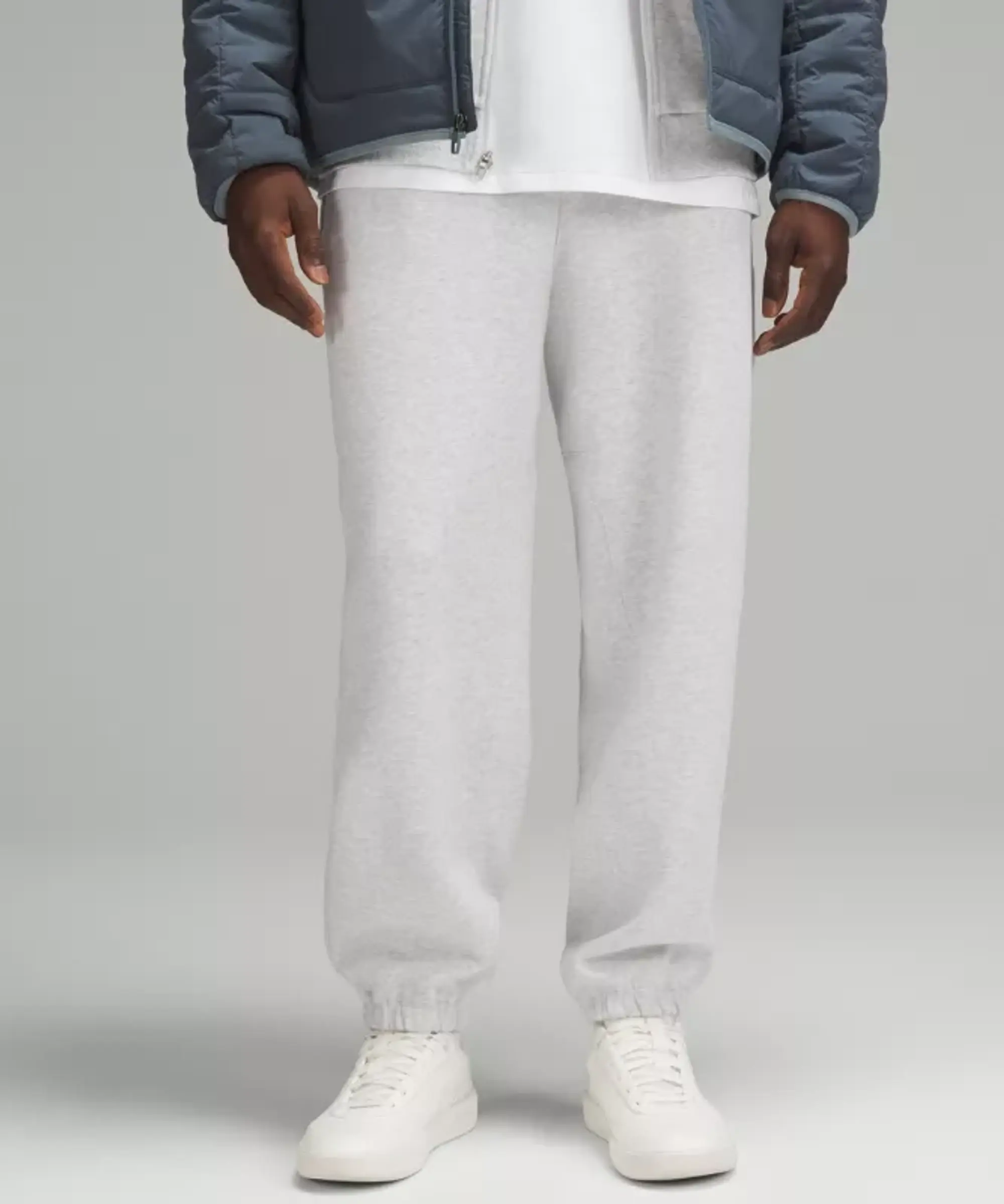 lululemon – Men's Steady State Relaxed-Fit Joggers Tall – Color Light Grey/Grey – Size M