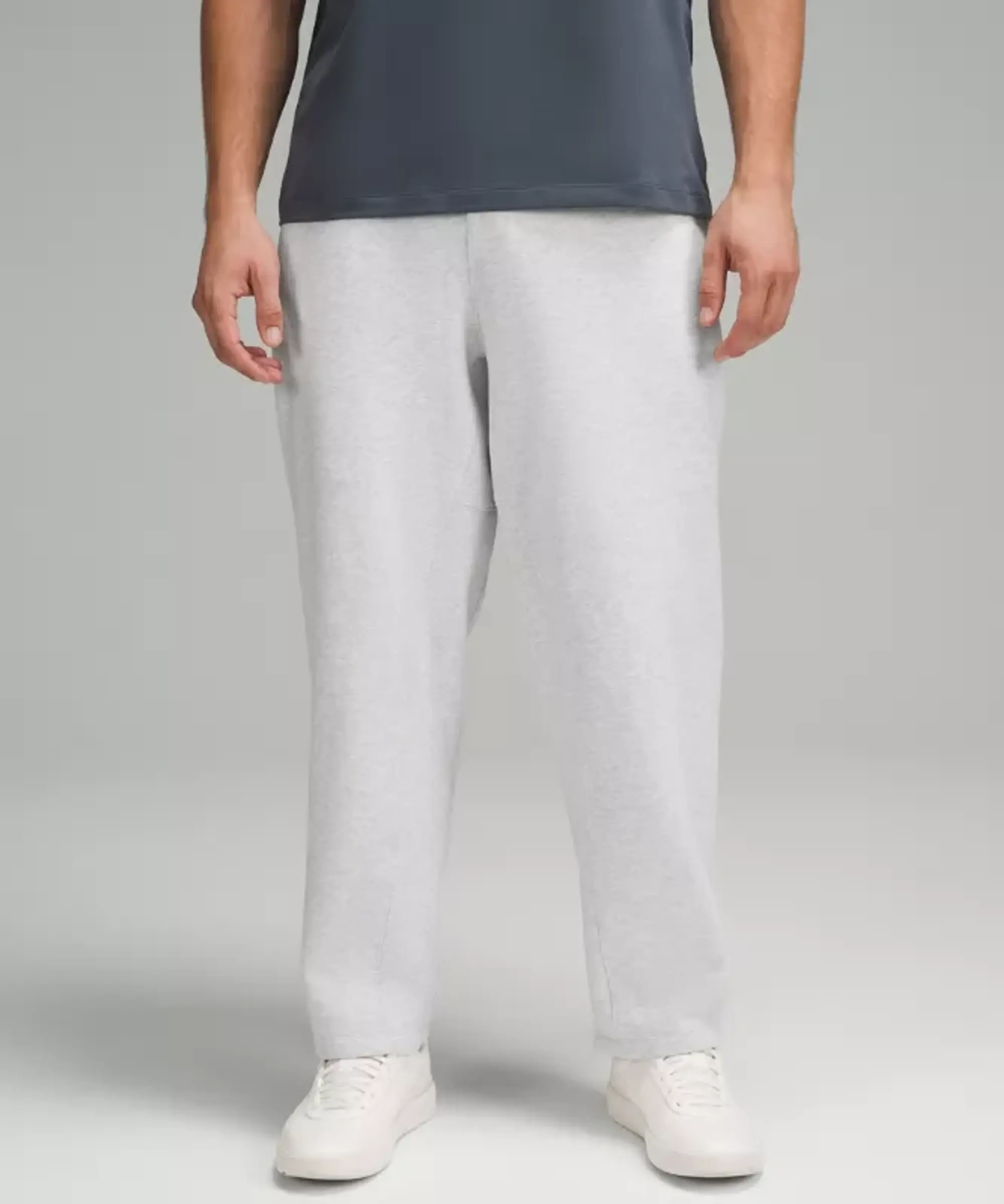 lululemon – Men's Steady State Relaxed-Fit Trousers Tall – Color Light Grey/Grey – Size S