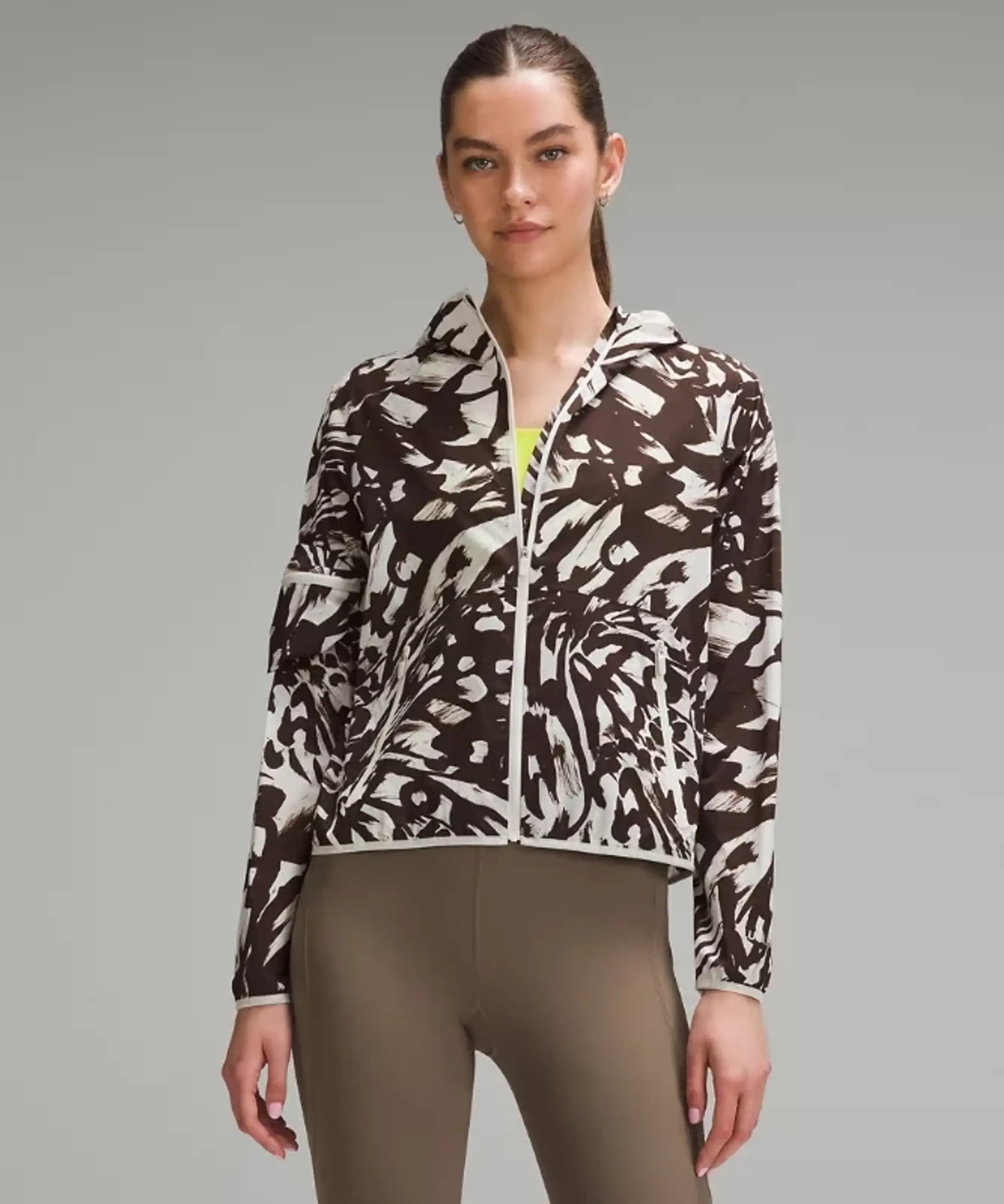 lululemon – Women's Packable Running Jacket – Color Brown – Size 16