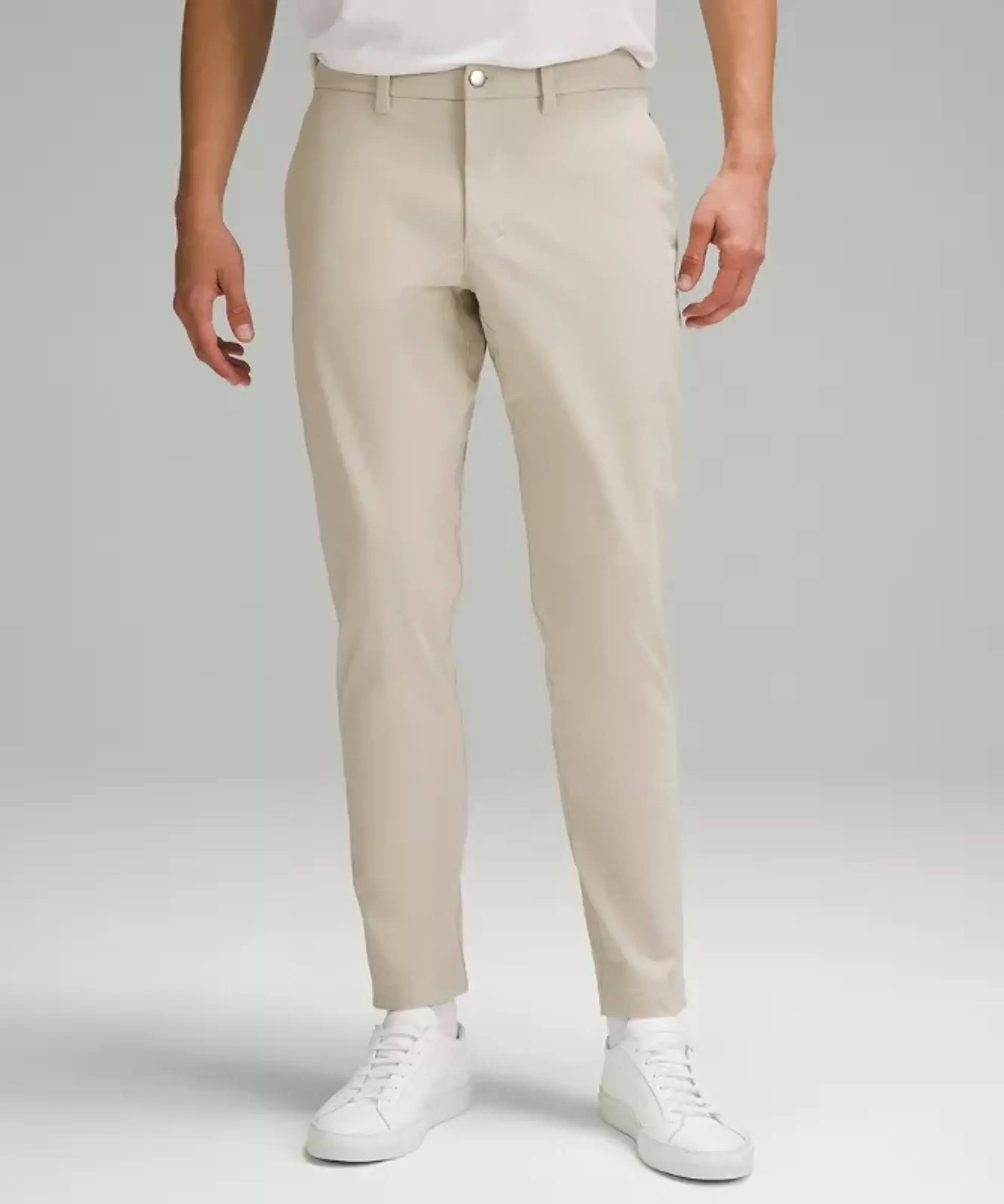 lululemon – Men's ABC Slim-Fit Trousers 30L Stretch Cotton VersaTwill – Color White – Size 33