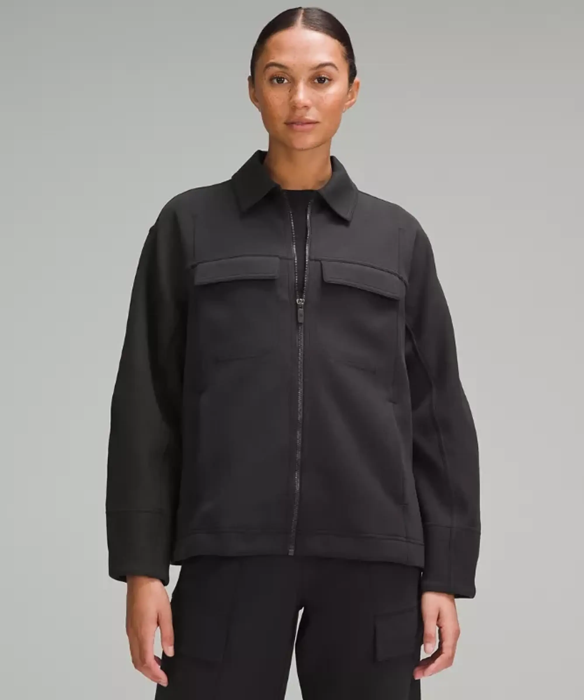 lululemon – Women's Double-Knit Full Zip Hoodie – Color Black – Size 0