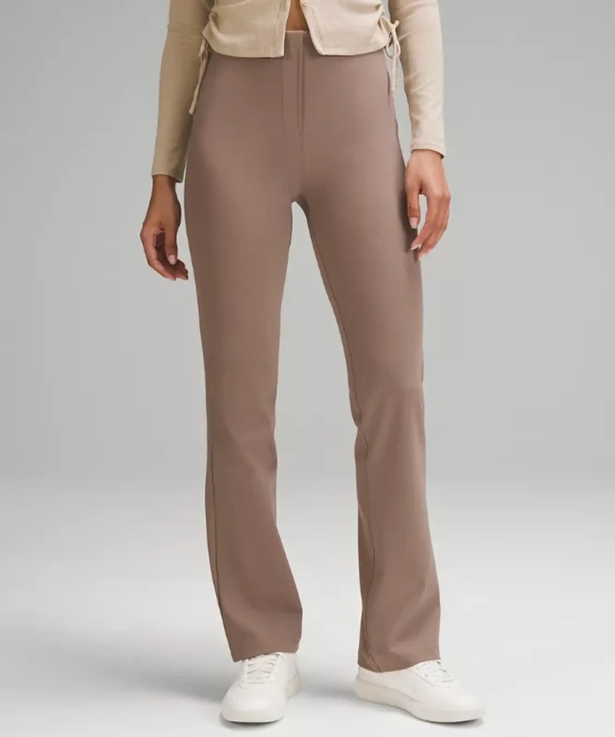lululemon – Women's Smooth Fit Pull-On High-Rise Pants Regular – Color Brown – Size 0