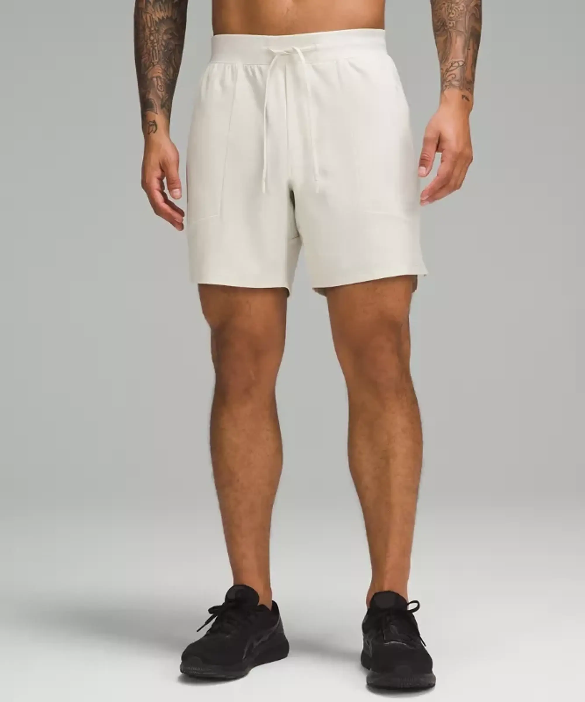 lululemon – Men's License to Train Linerless Shorts – 7" – Color White – Size L