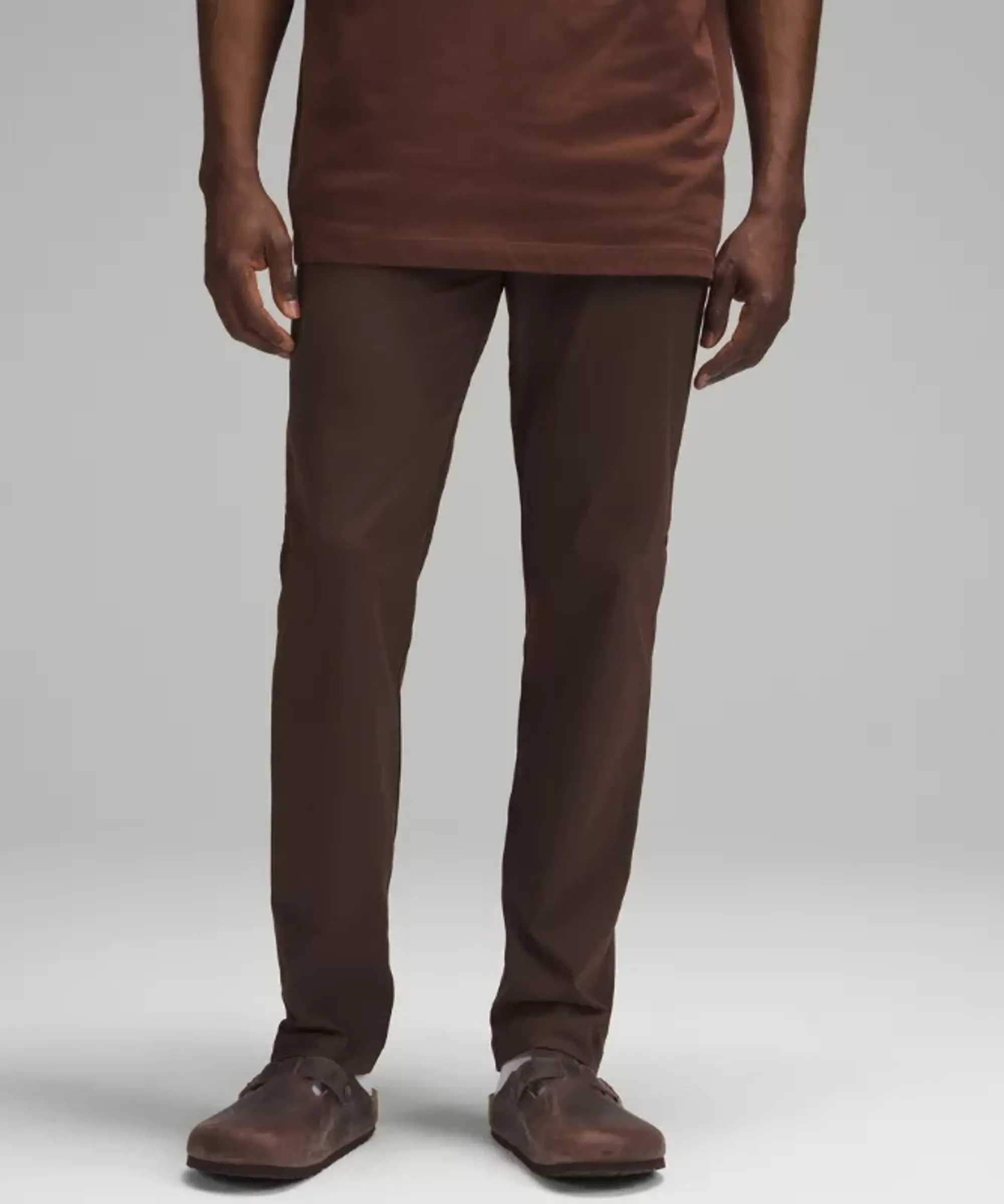 lululemon – Men's ABC Classic-Fit 5 Pocket Trousers 34L Warpstreme – Color Brown – Size 28