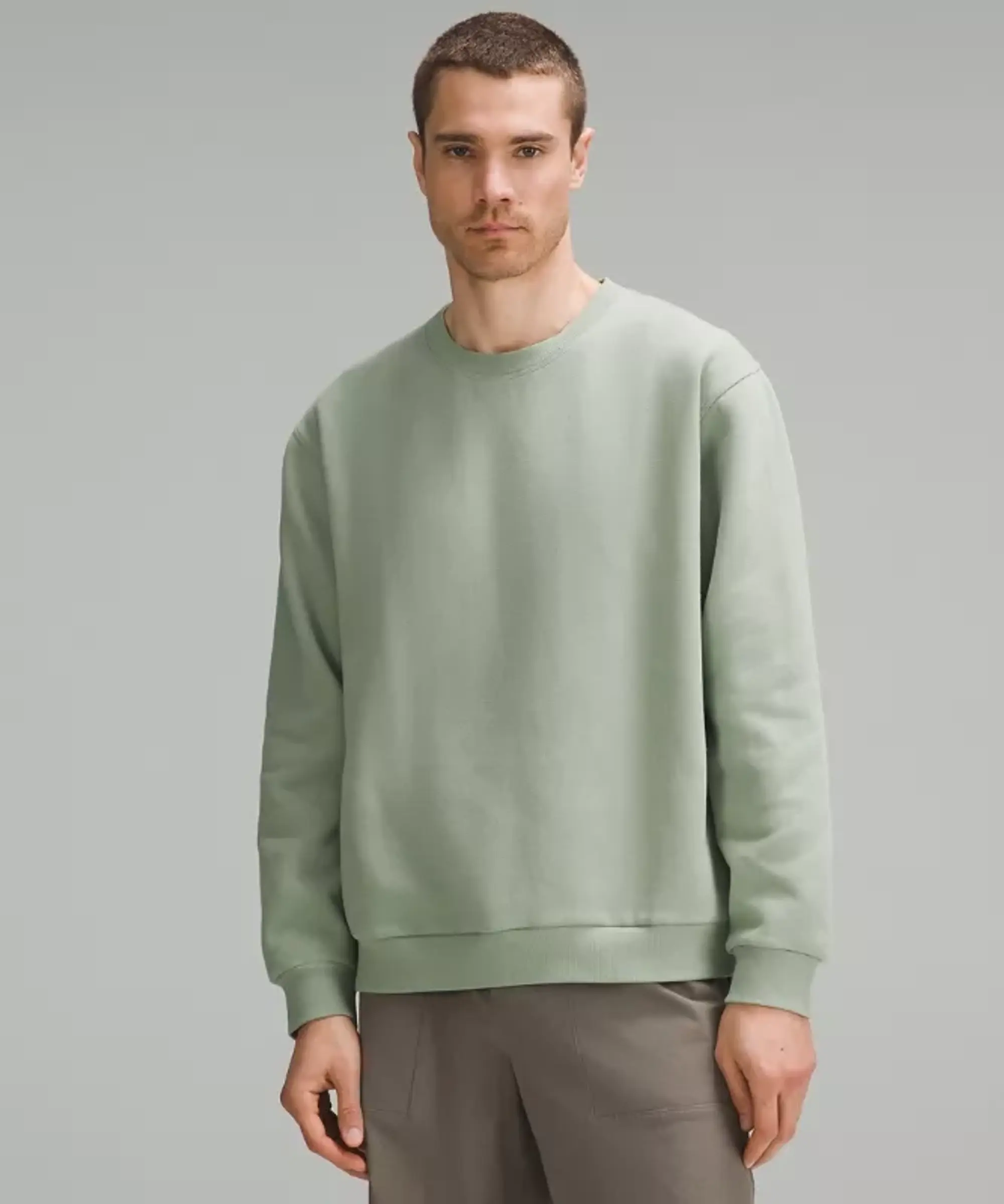 lululemon – Men's Steady State Crew Sweatshirt – Color Pastel/Green – Size L