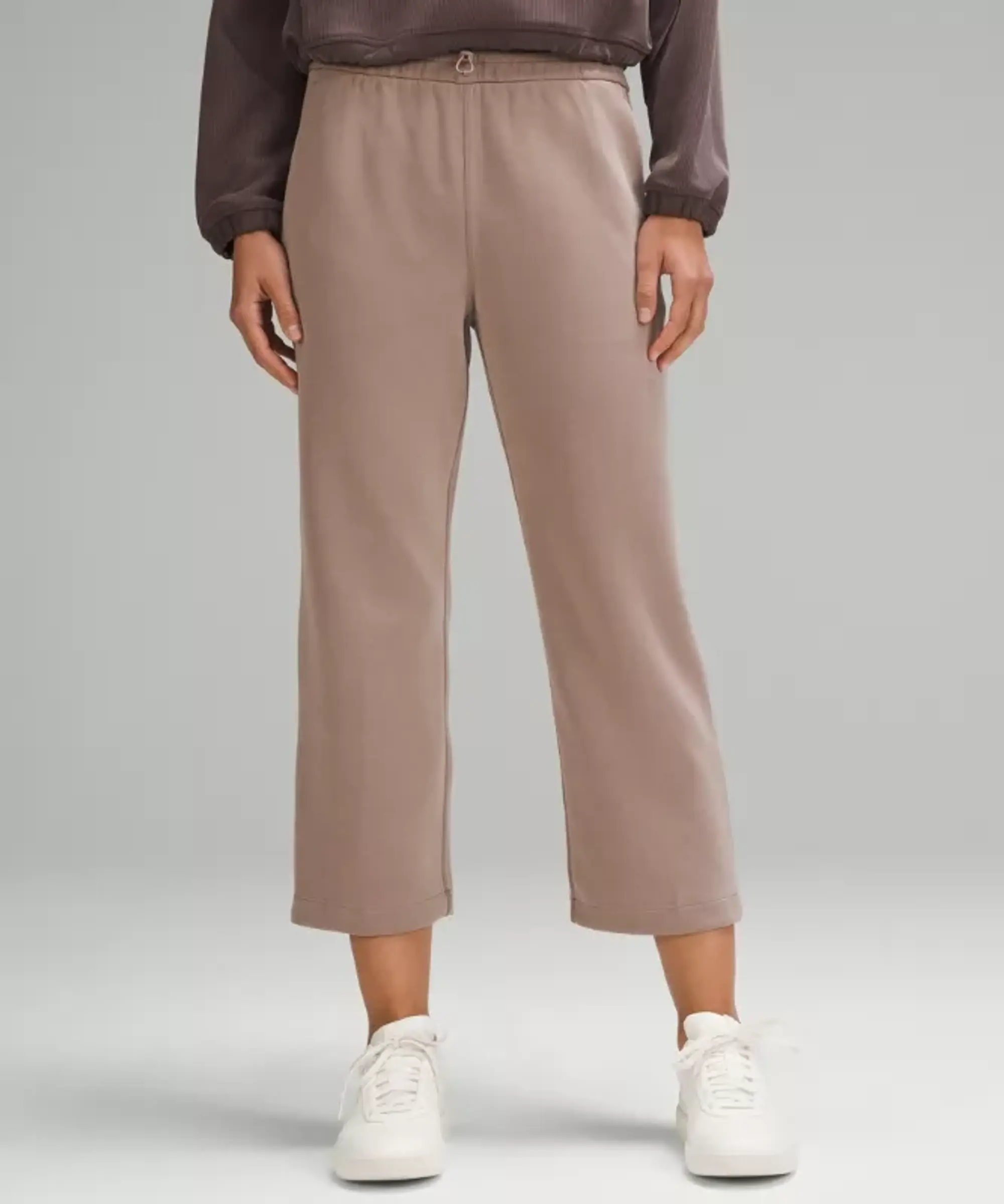 lululemon – Women's Softstreme High-Rise Straight-Leg Cropped Pants – Color Brown – Size 10