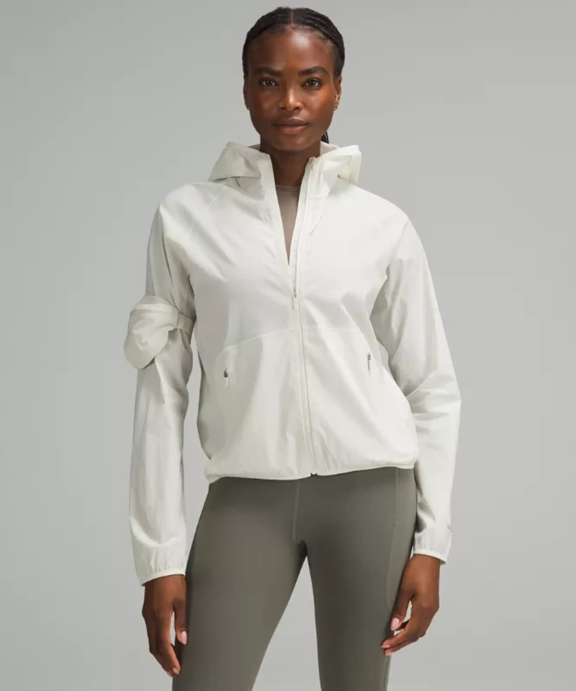 lululemon – Women's Ventilated Packable Trail Running Jacket – Color White – Size 0