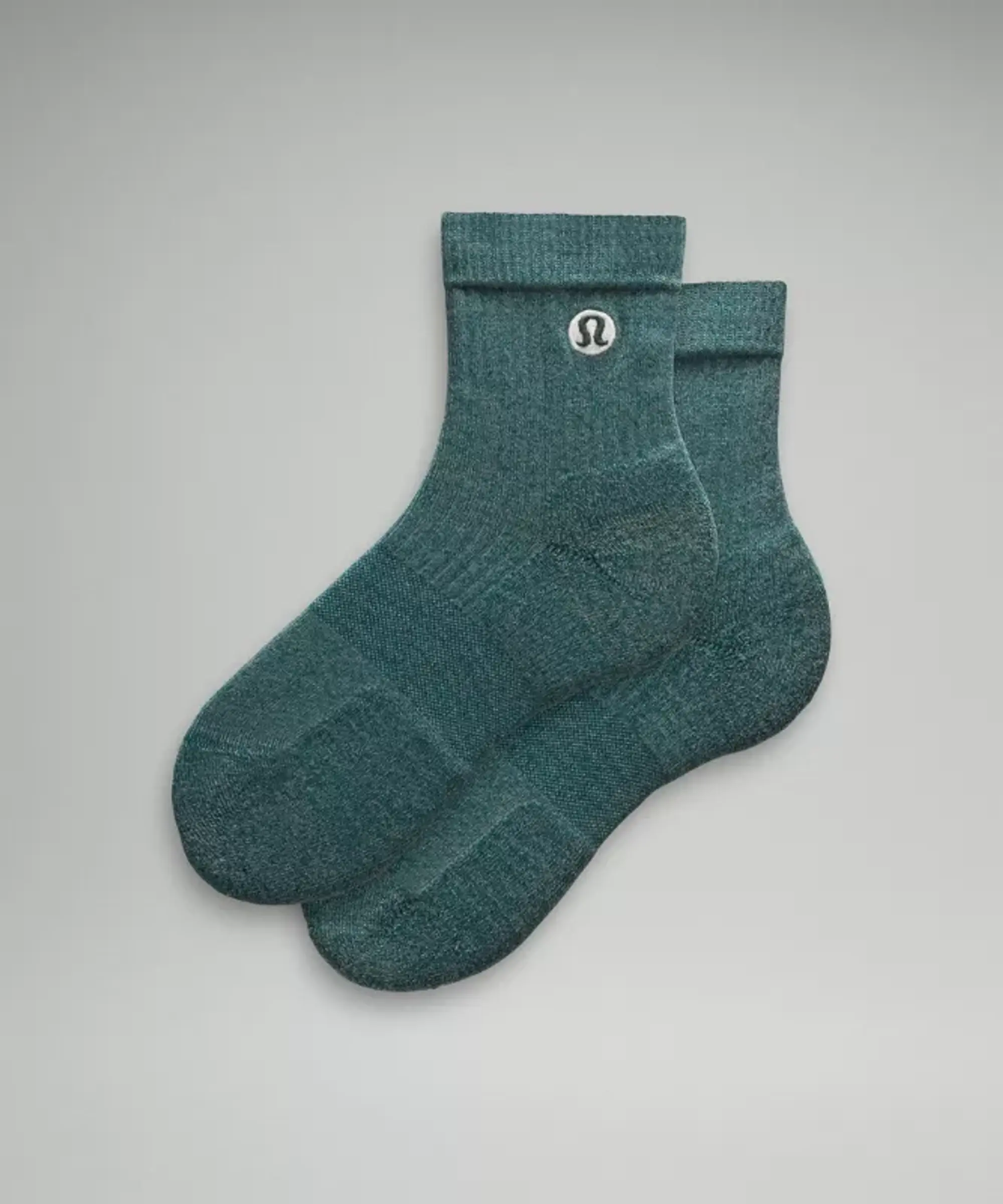 lululemon – Women's Daily Stride Quarter Socks – Color Green – Size L