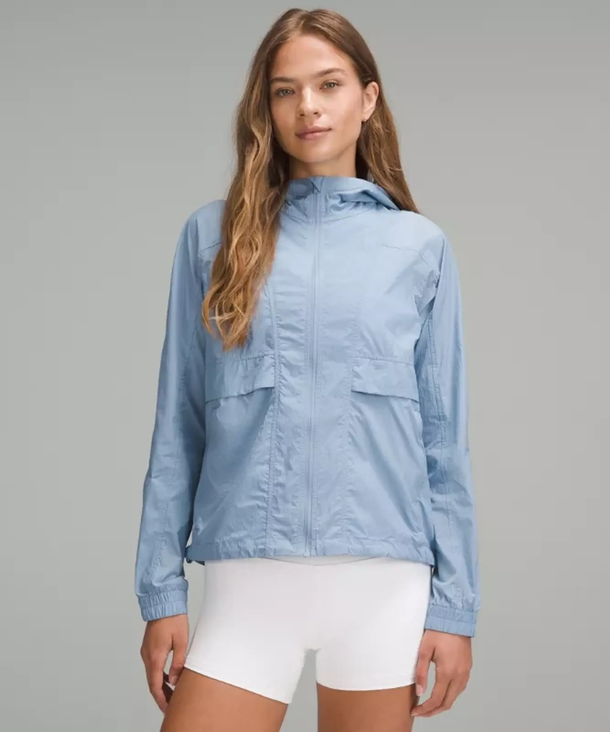 lululemon – Women's Hood-Lite Classic-Fit Jacket – Color Blue/Pastel – Size 10