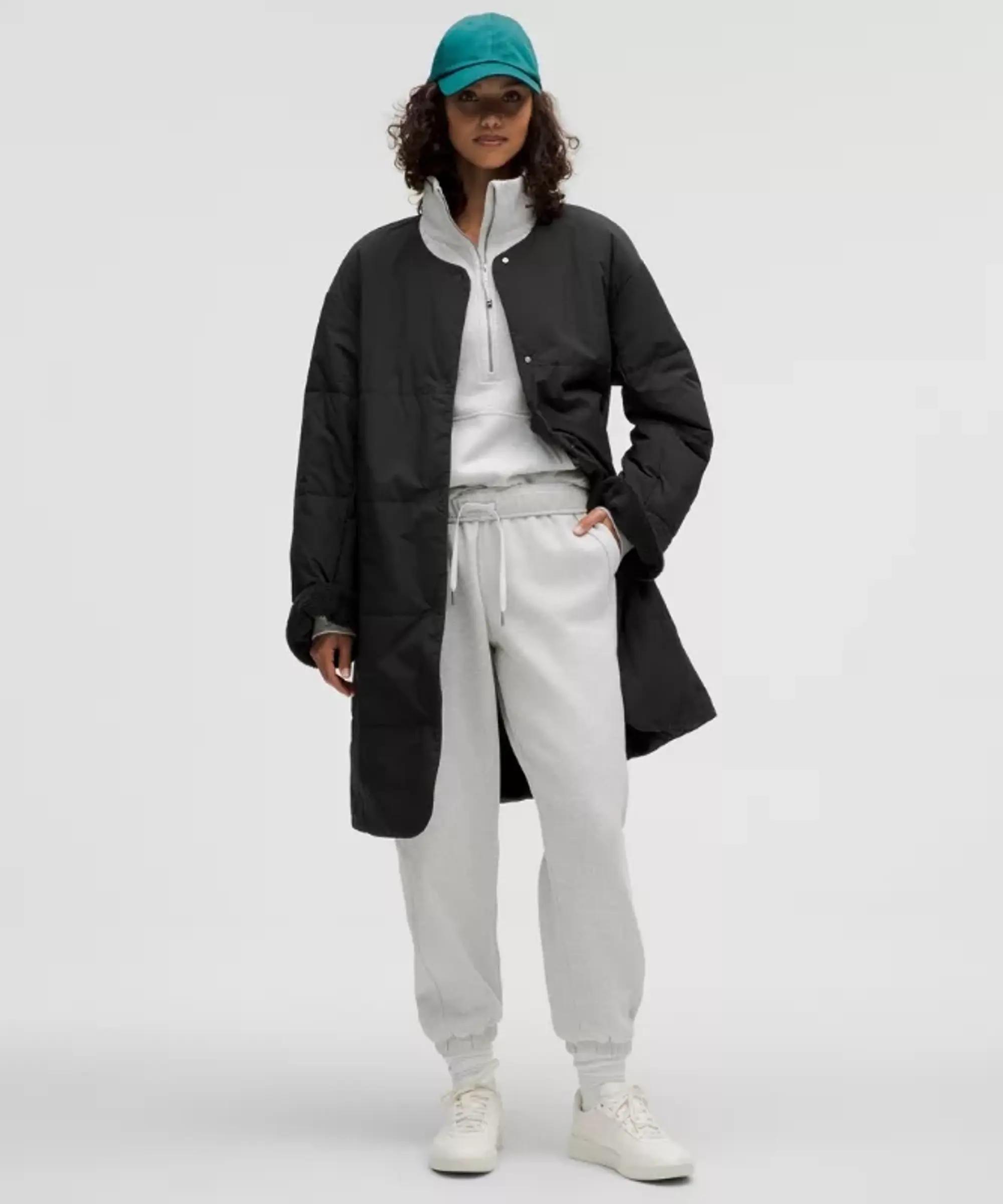 lululemon – Women's Fleece-Lined Insulated Long Coat – Color Black – Size L