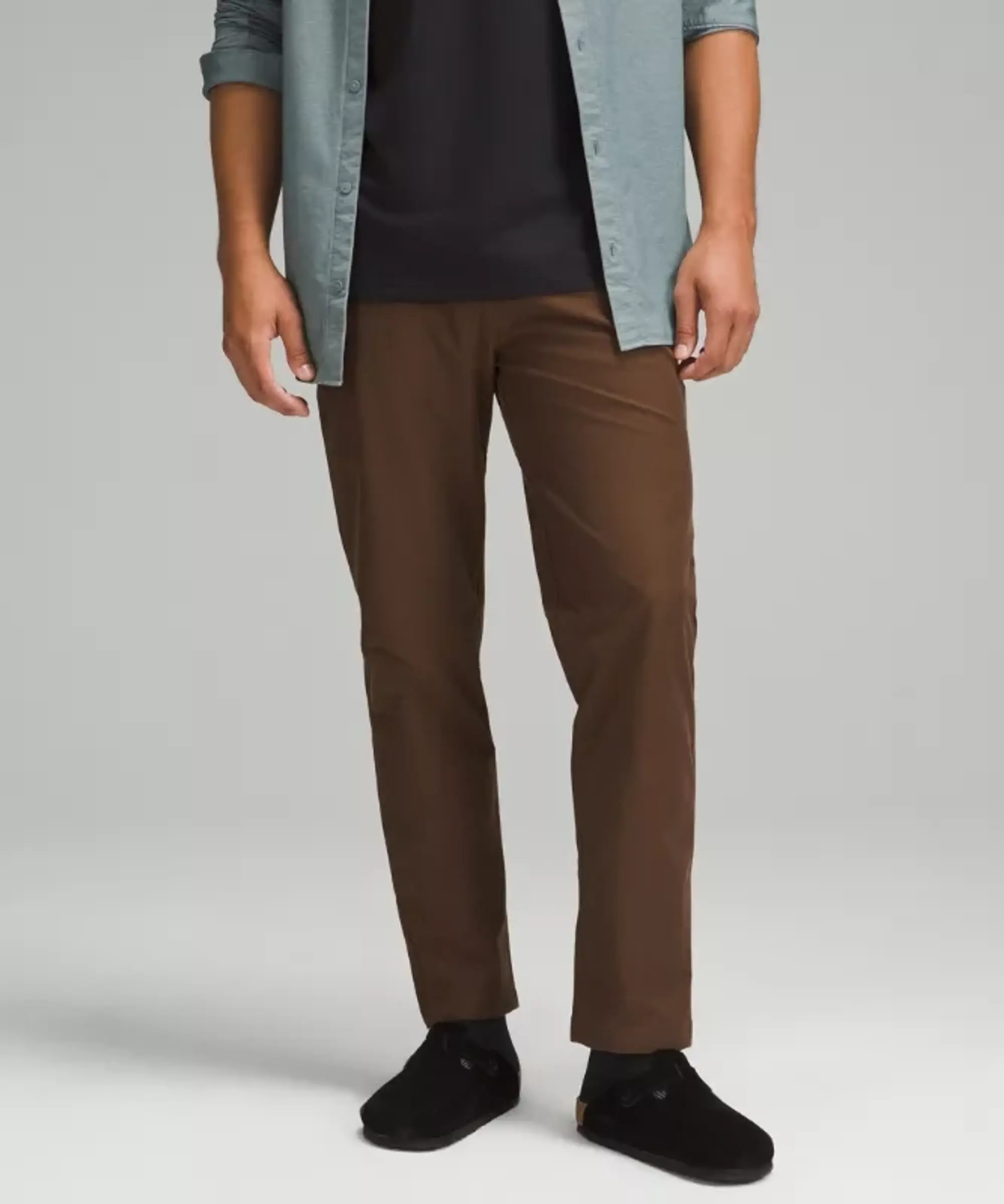 lululemon – Men's ABC Classic-Fit 5 Pocket Trousers 34L Utilitech – Color Brown – Size 28