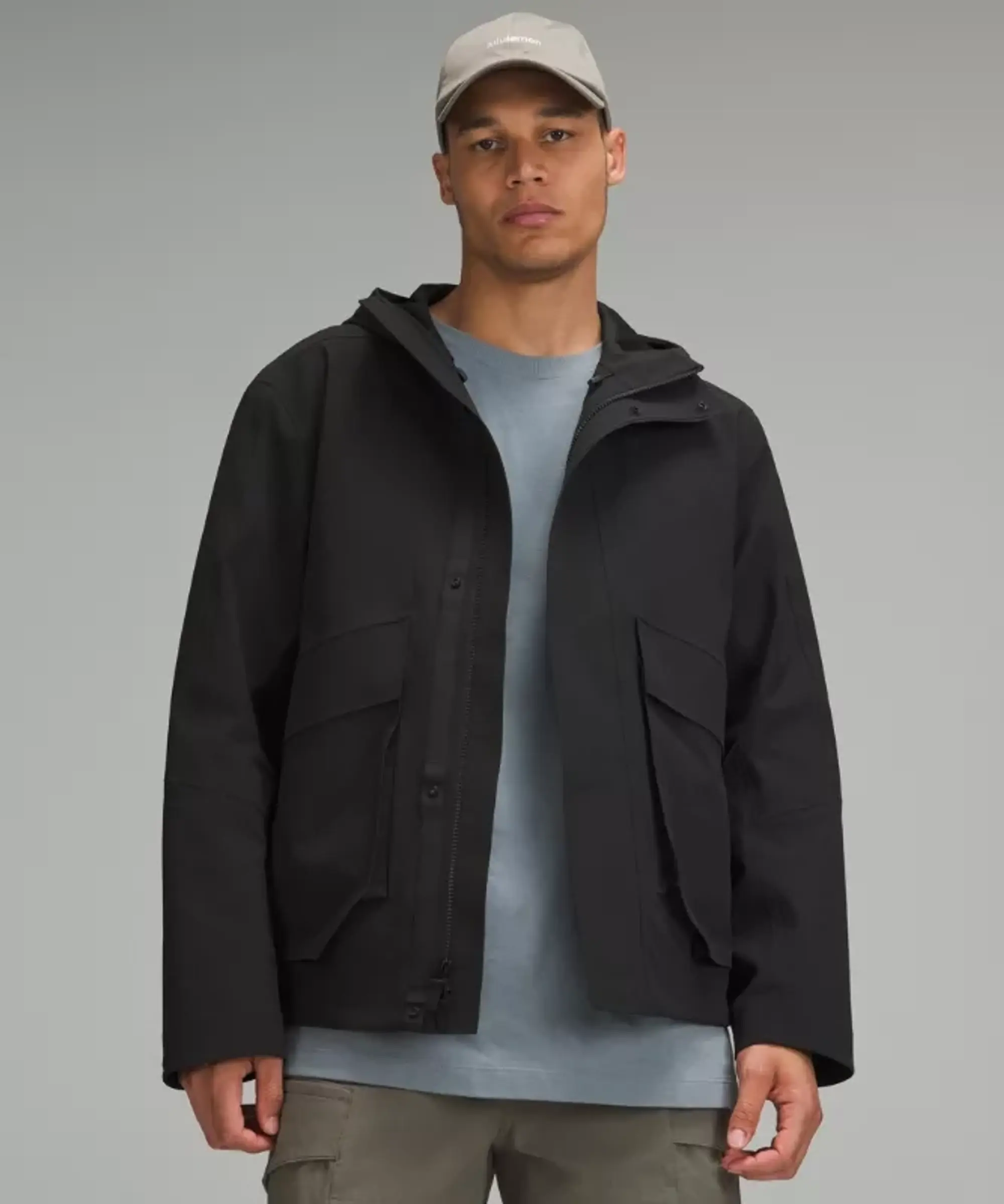 lululemon – Men's Waterproof Utility Rain Jacket – Color Black – Size M