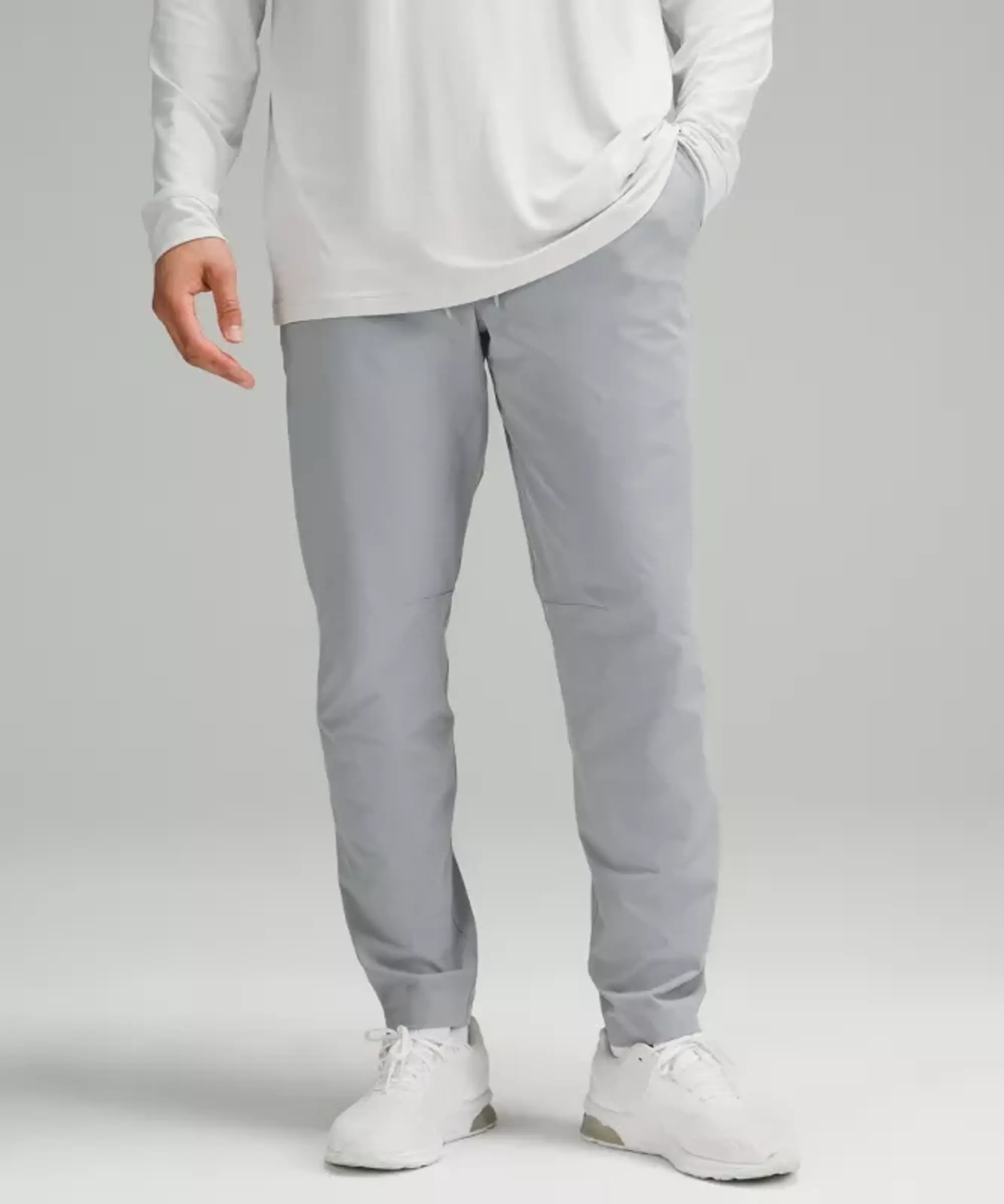 lululemon – Men's Zeroed In Slim-Fit Trousers Regular – Color Grey – Size L