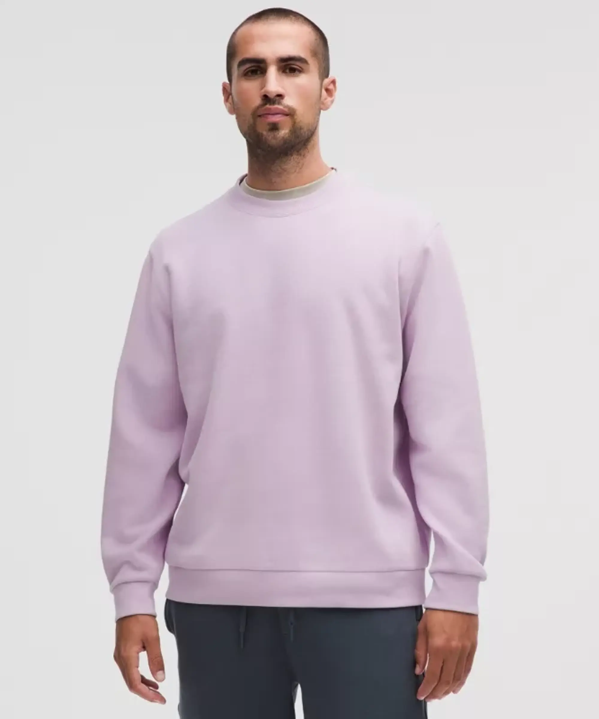 lululemon – Men's Steady State Crew Sweatshirt – Color Purple/Pastel – Size L