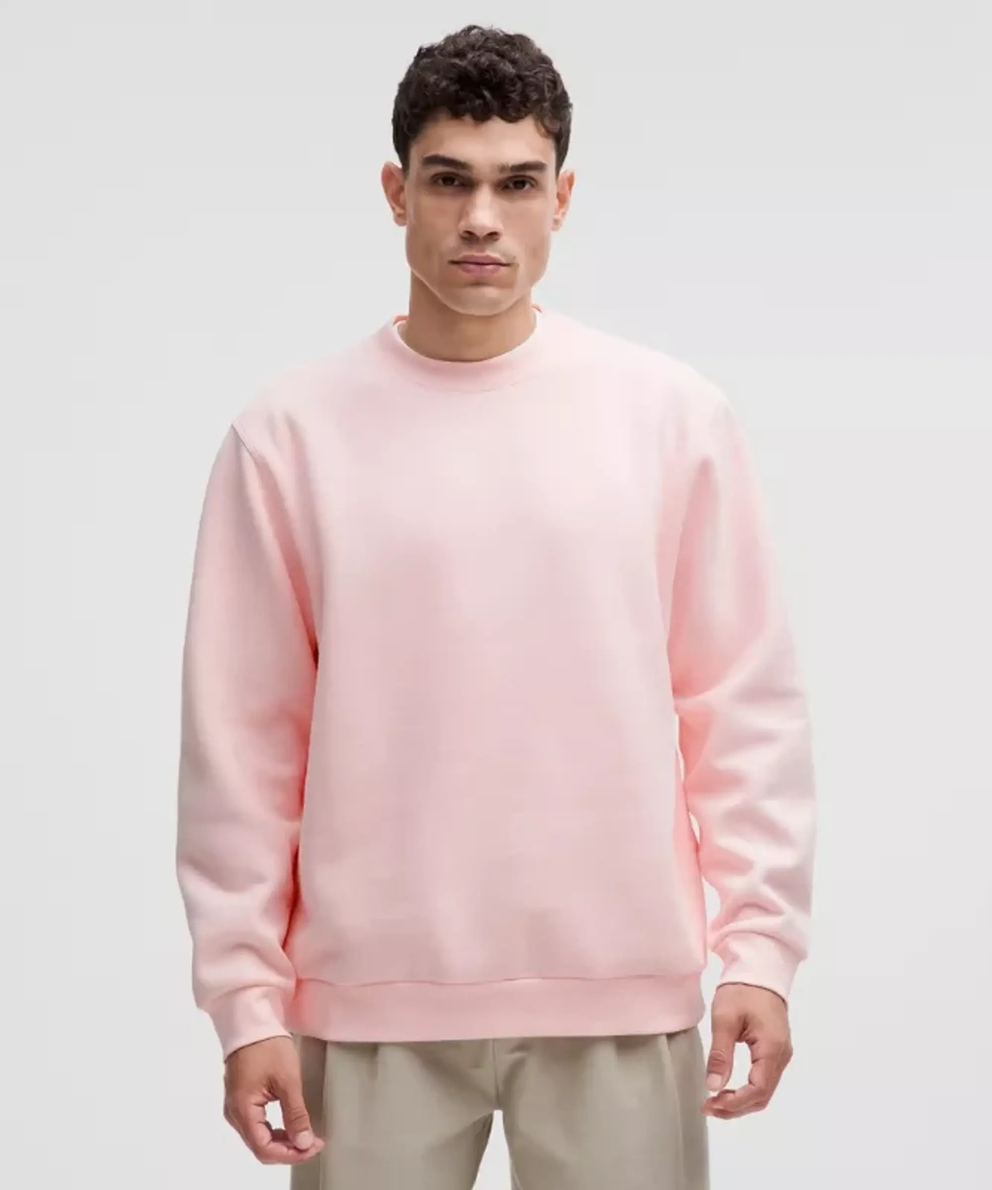 lululemon – Men's Steady State Crew Sweatshirt – Color Pink – Size L