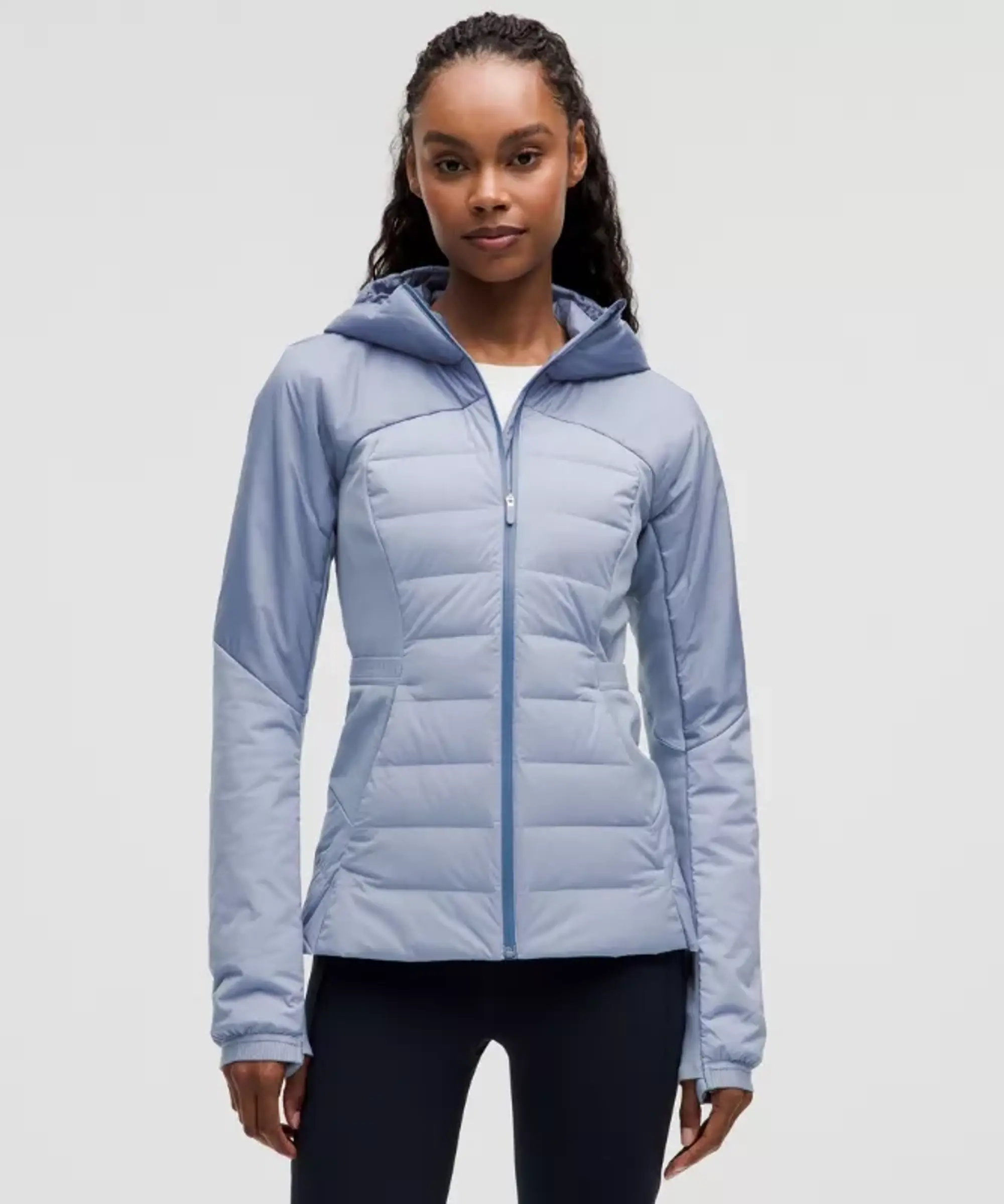 lululemon – Women's Down for It All 700-Down-Fill Jacket – Color Blue/Pastel – Size 10