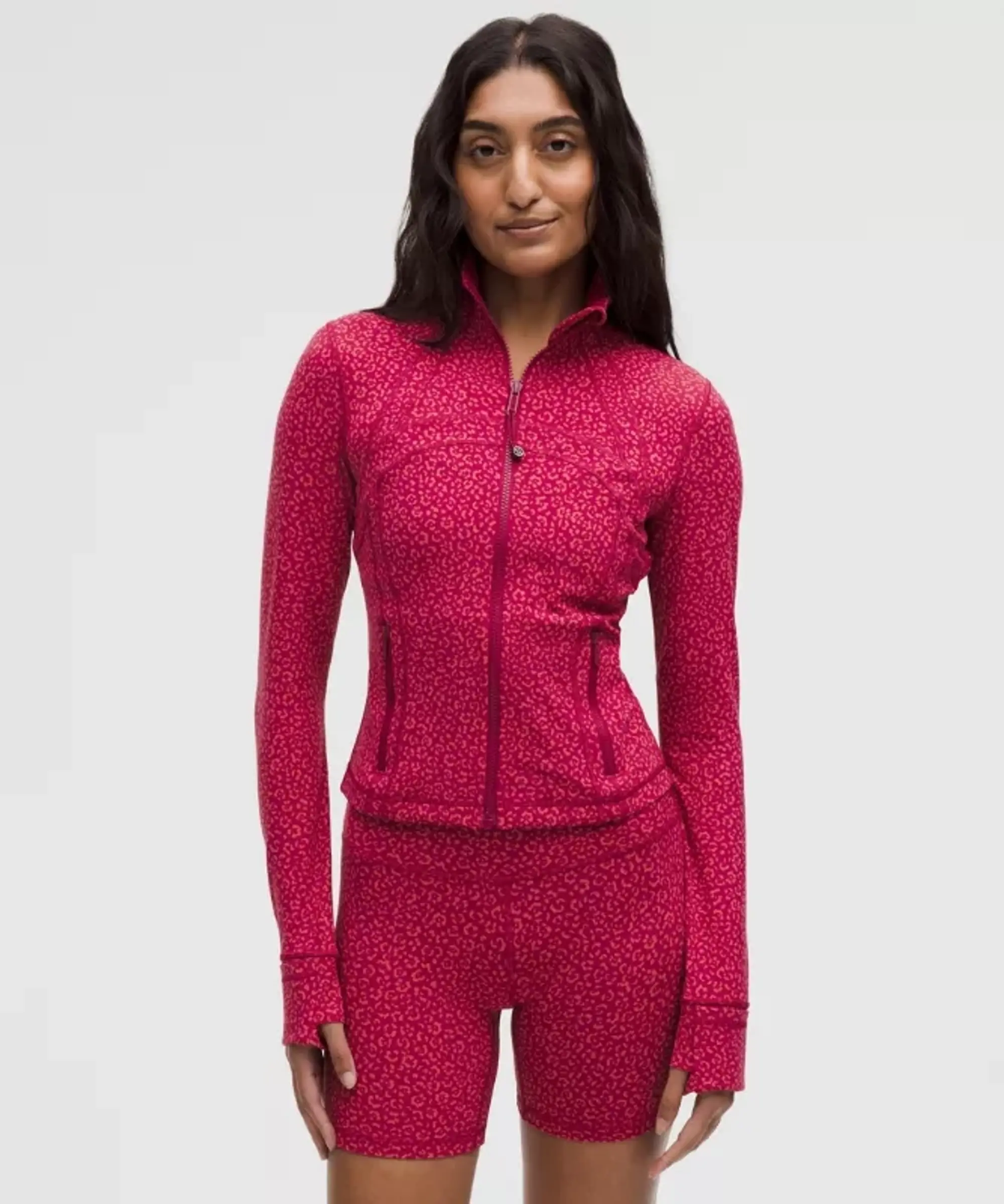 lululemon – Women's Define Cropped Jacket Nulu – Color Red/Pink – Size 0