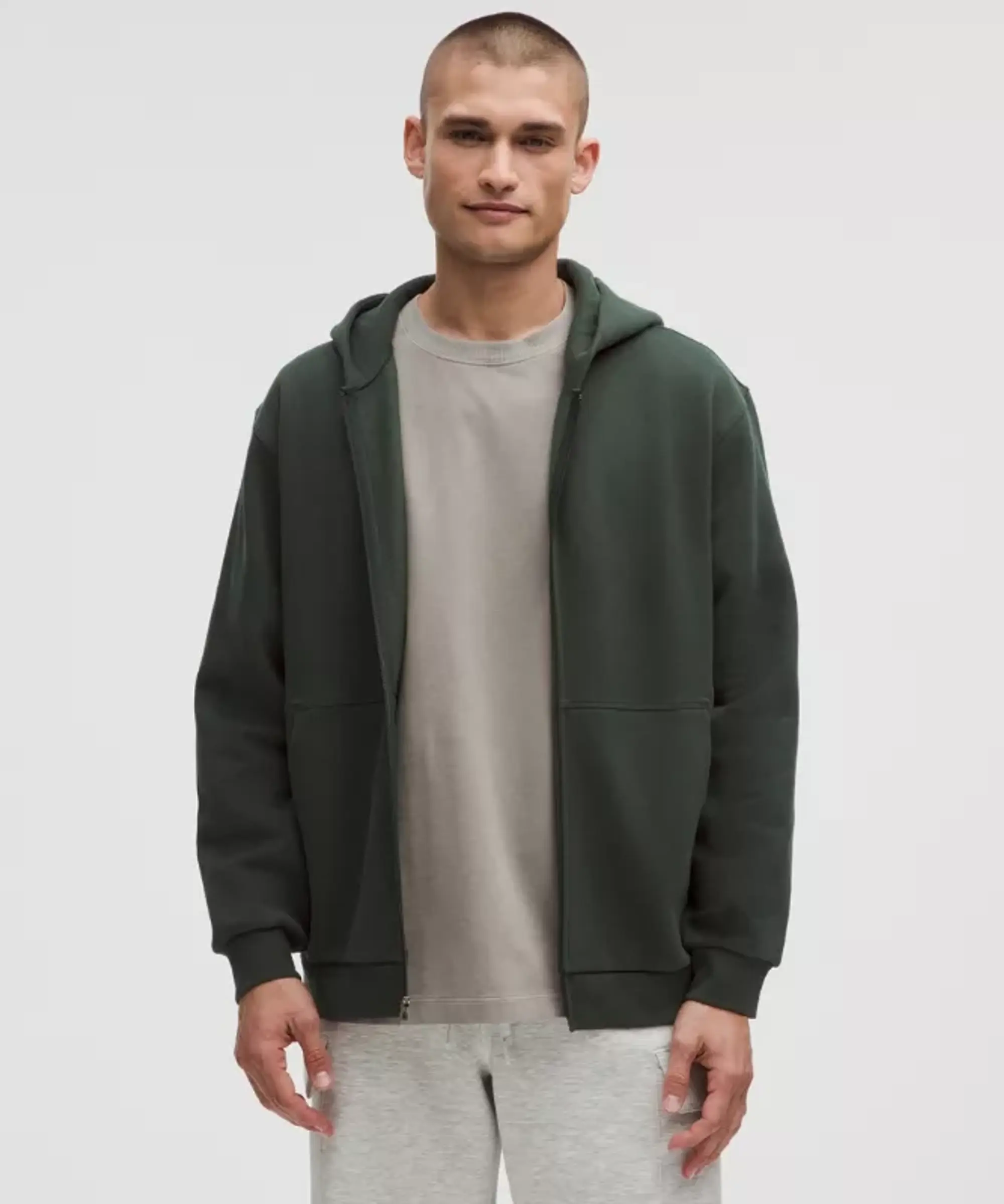lululemon – Men's Steady State Full-Zip Hoodie – Color Green – Size L