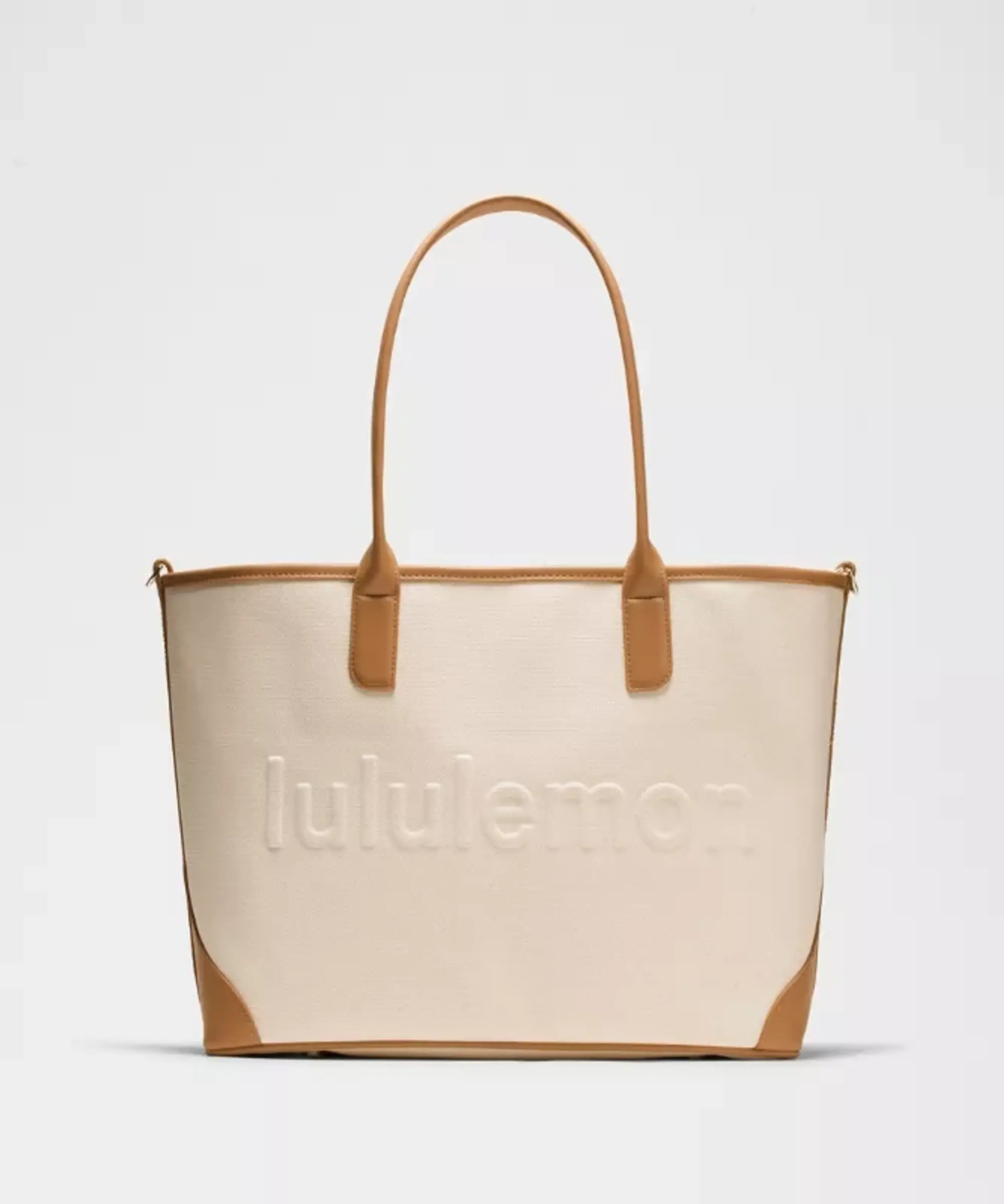 lululemon – Classic Canvas Tote Bag 16L – Color Brown