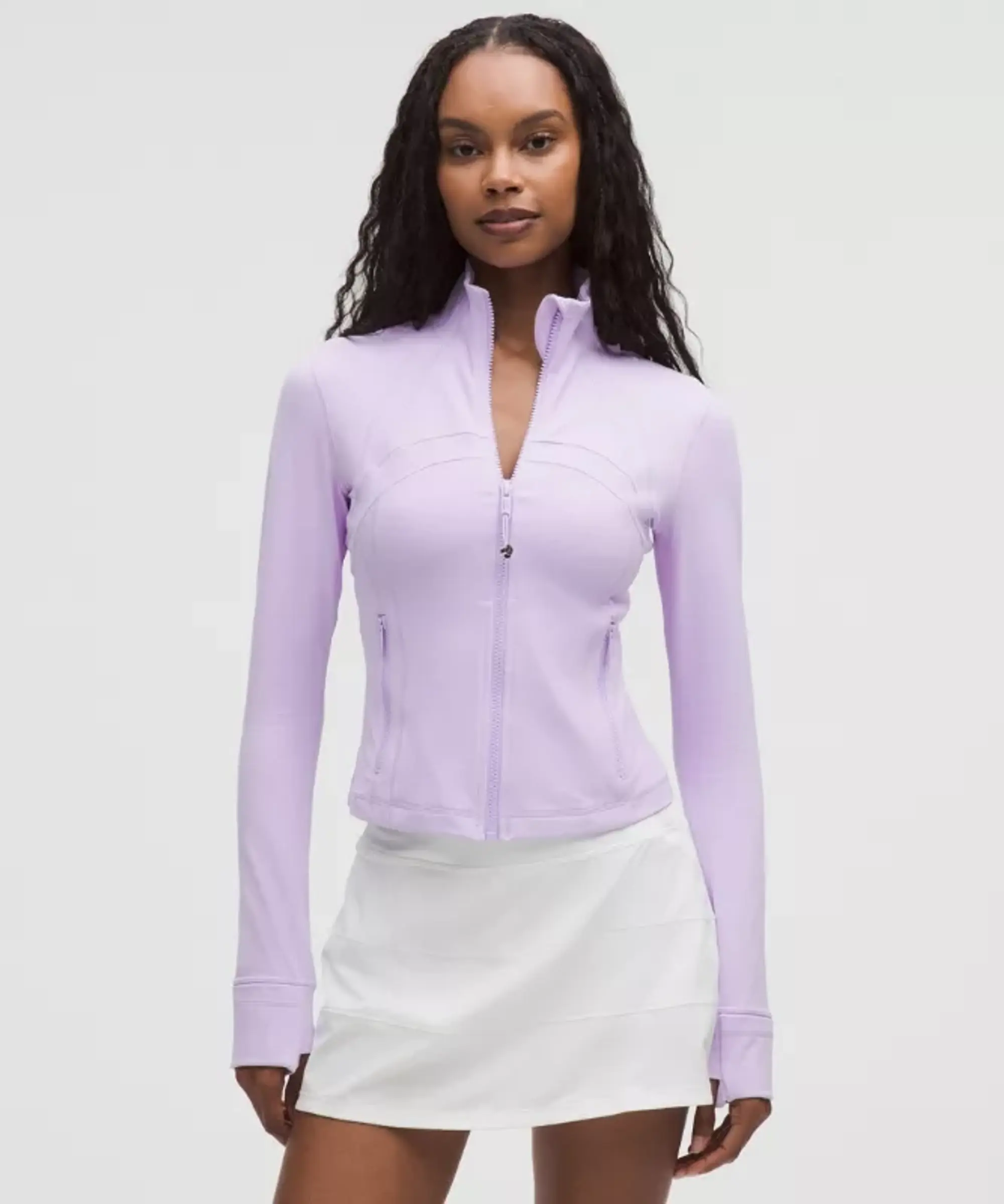lululemon – Women's Define Cropped Jacket Nulu – Color Purple – Size 0