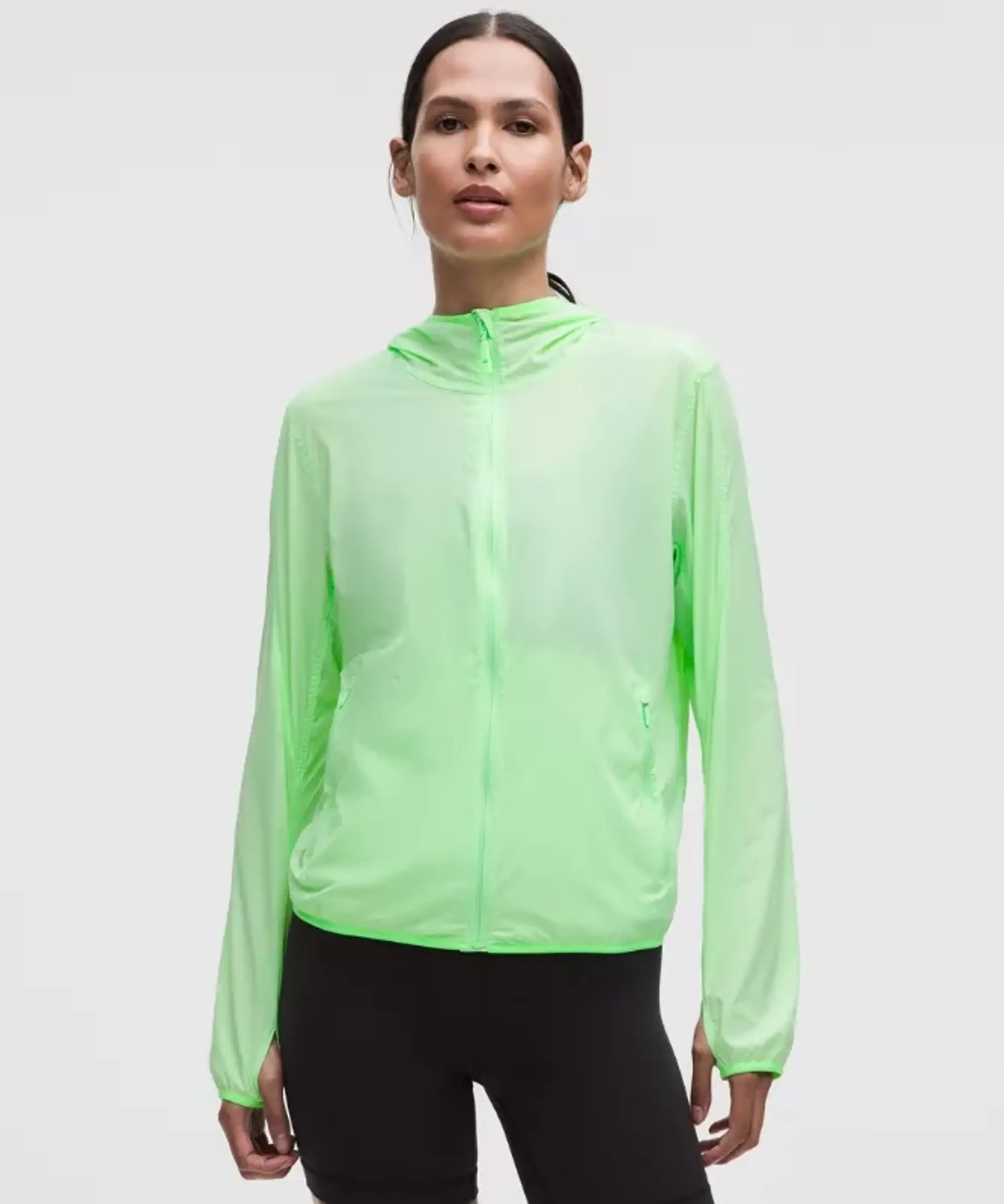 lululemon – Women's Breathable Lightweight Training Jacket – Color Green – Size L