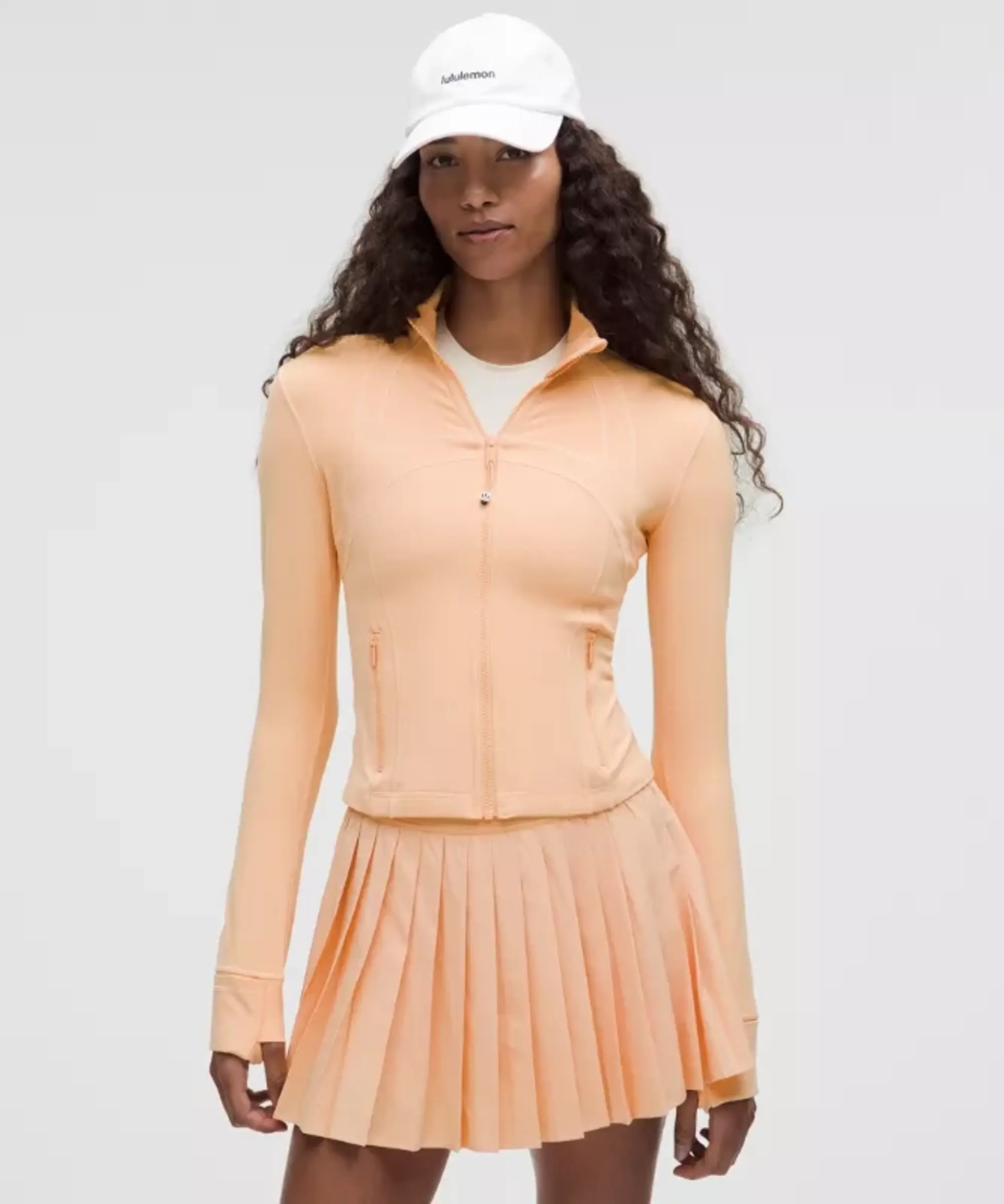lululemon – Women's Define Cropped Jacket Nulu – Color Orange – Size 0