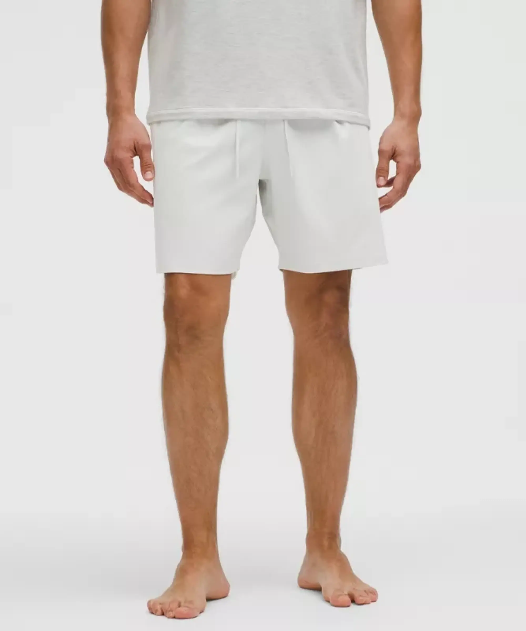 lululemon – Men's Balancer Woven Relaxed-Fit Shorts – 7" – Color White – Size L