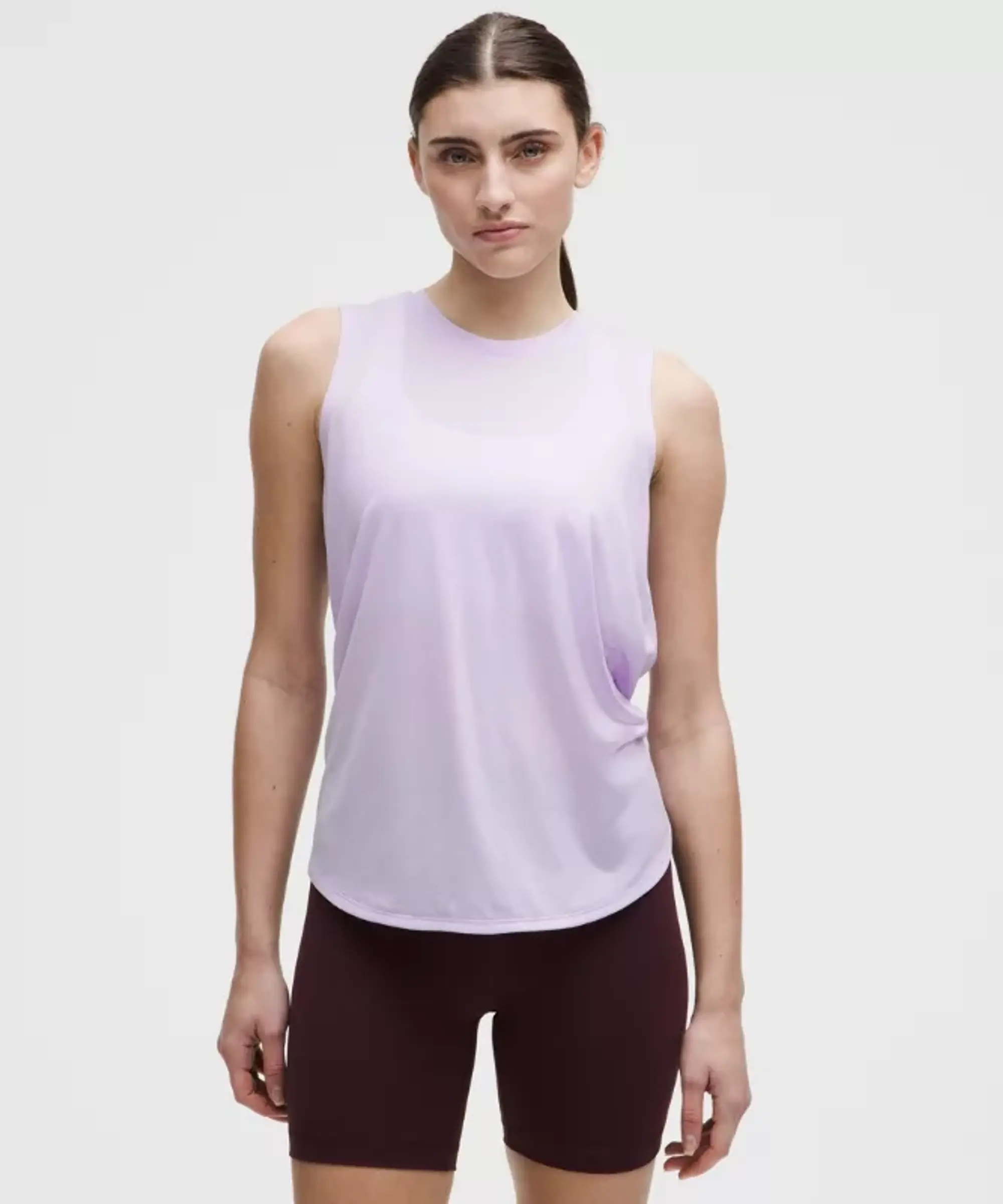 lululemon – Women's Lightweight Split-Back Training Tank Top – Color Purple – Size L