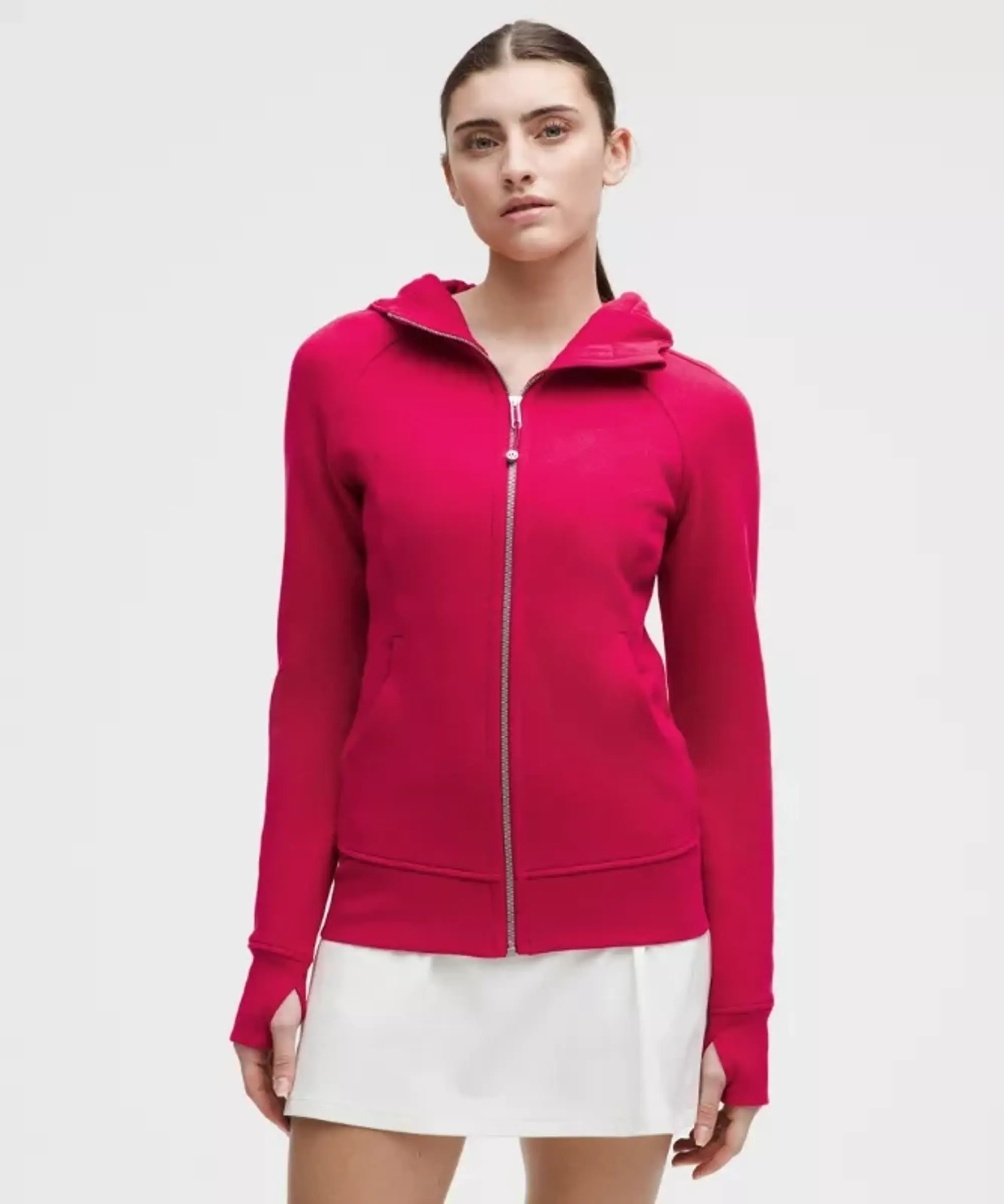 lululemon – Women's Scuba Full-Zip Hoodie – Color Pink – Size 0