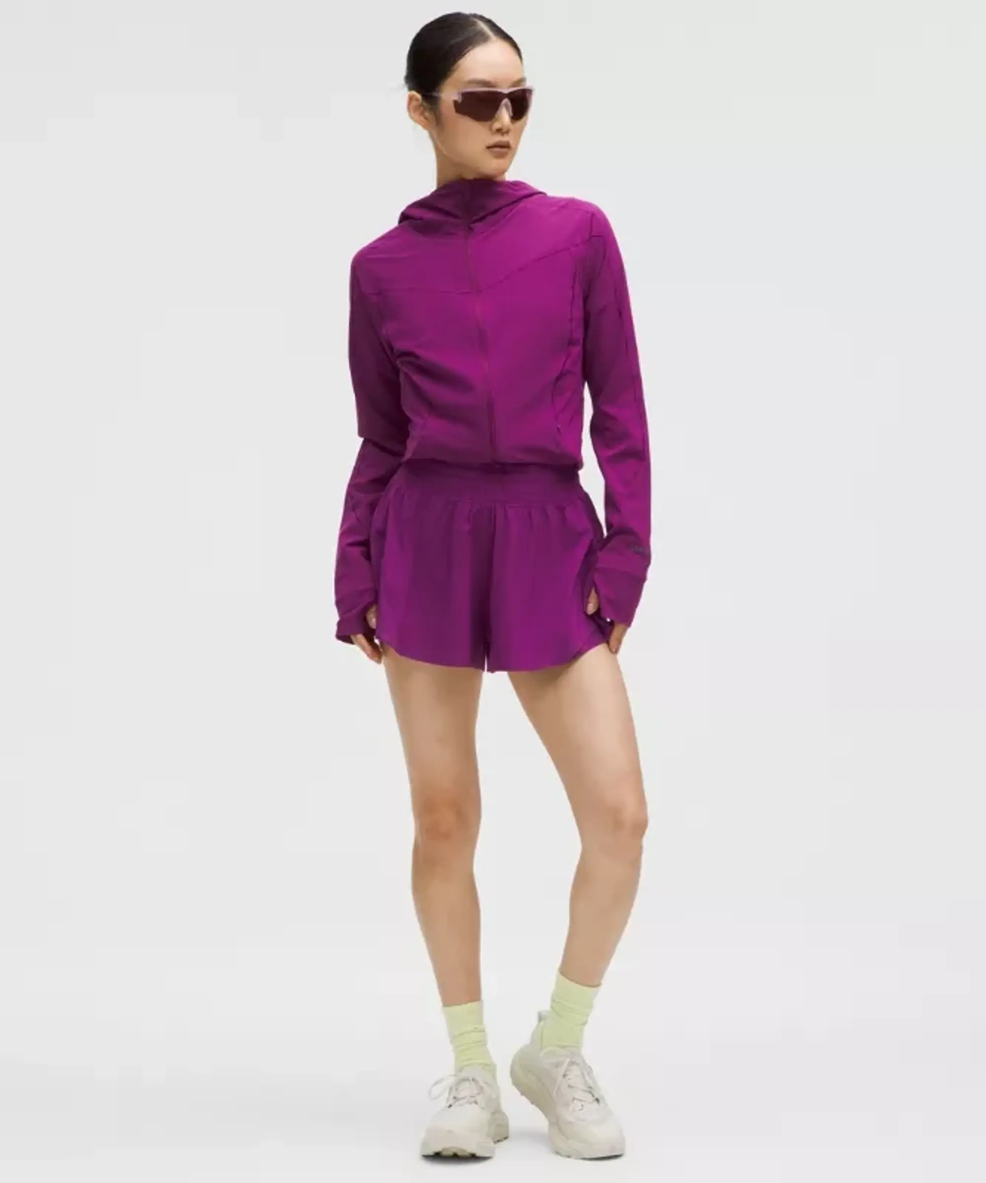 lululemon – Women's Mist Over Windbreaker Jacket – Color Purple – Size 0