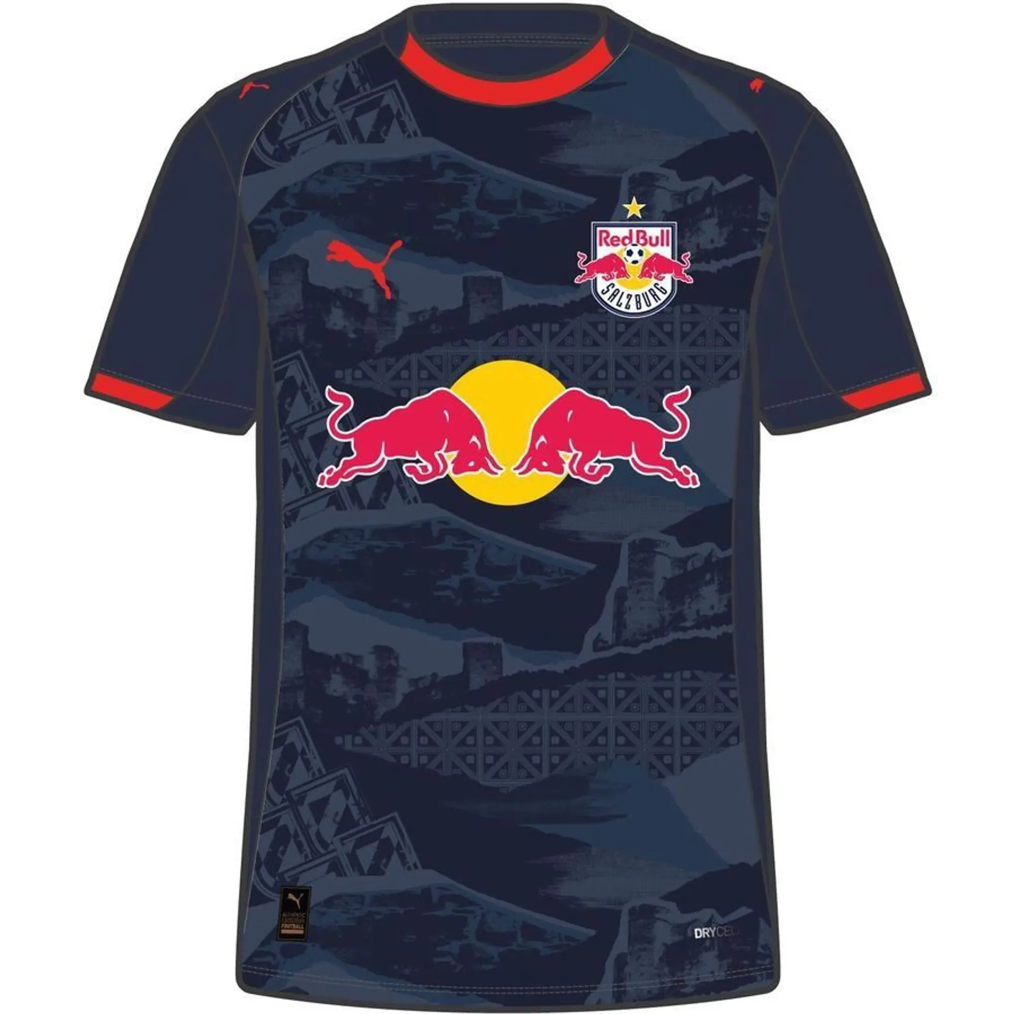 PUMA FC Red Bull Salzburg 25/26 Away Jersey Men, Dark Blue