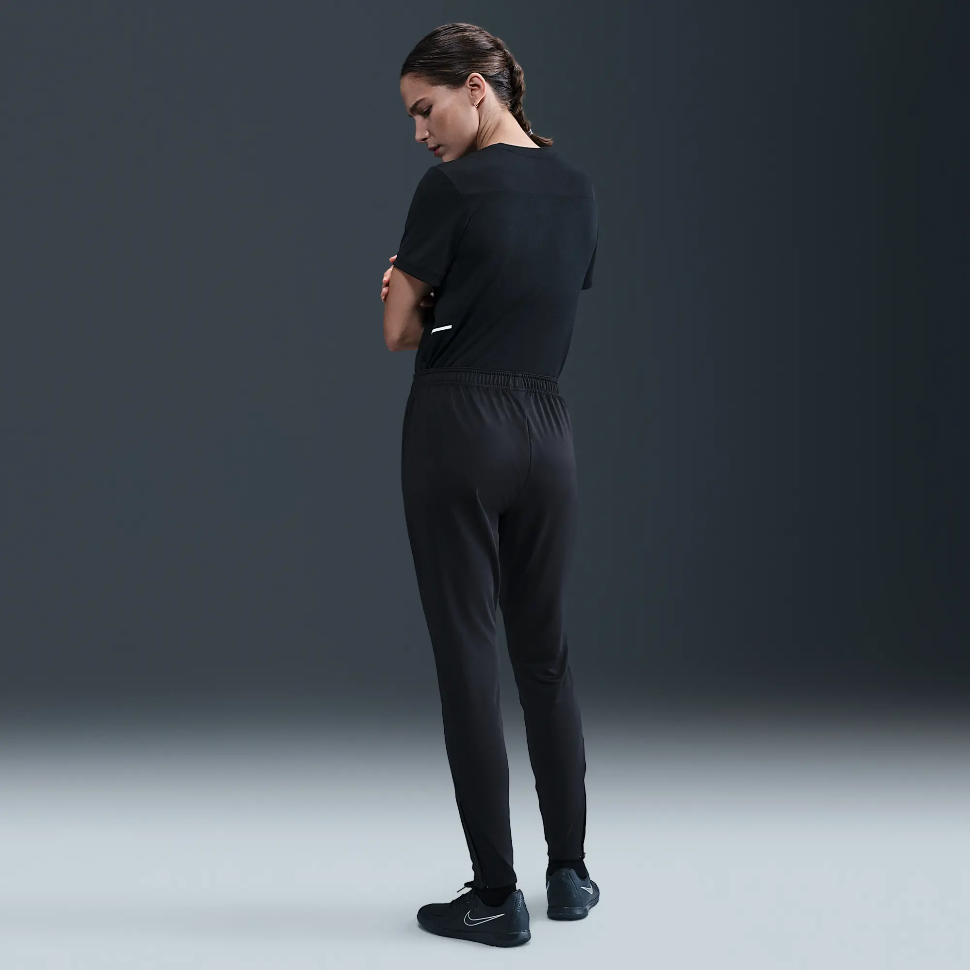 England Strike Women's Nike Dri-FIT Football Knit Pants - Black - Sustainable Materials
