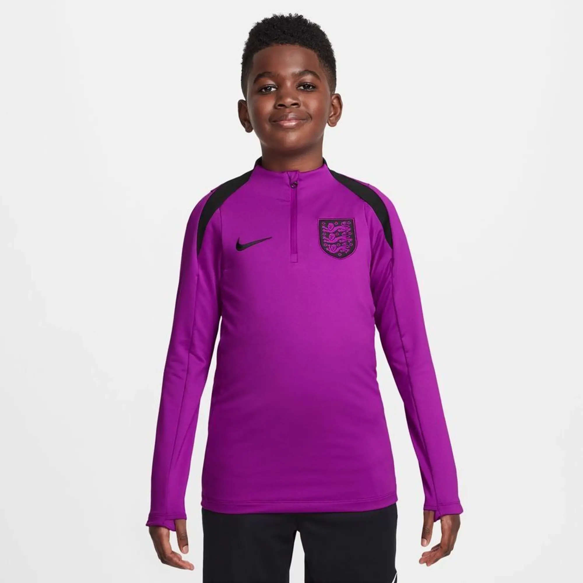 England Lionesses Nike Strike Drill Top - Purple - Kids