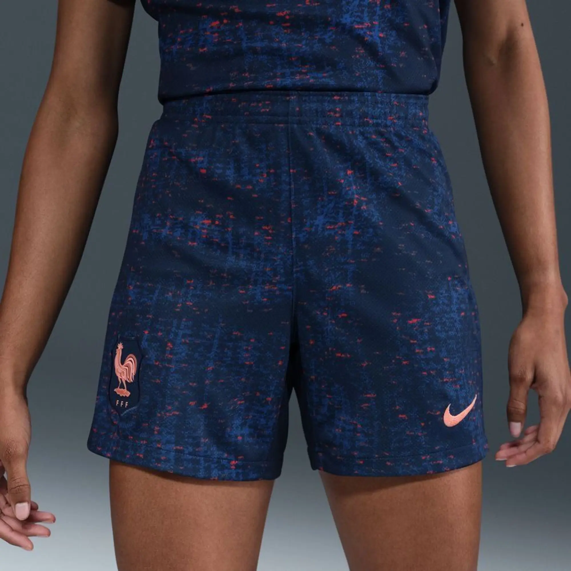 France Home Shorts Women's Euro 2025 Women - ['Blue']