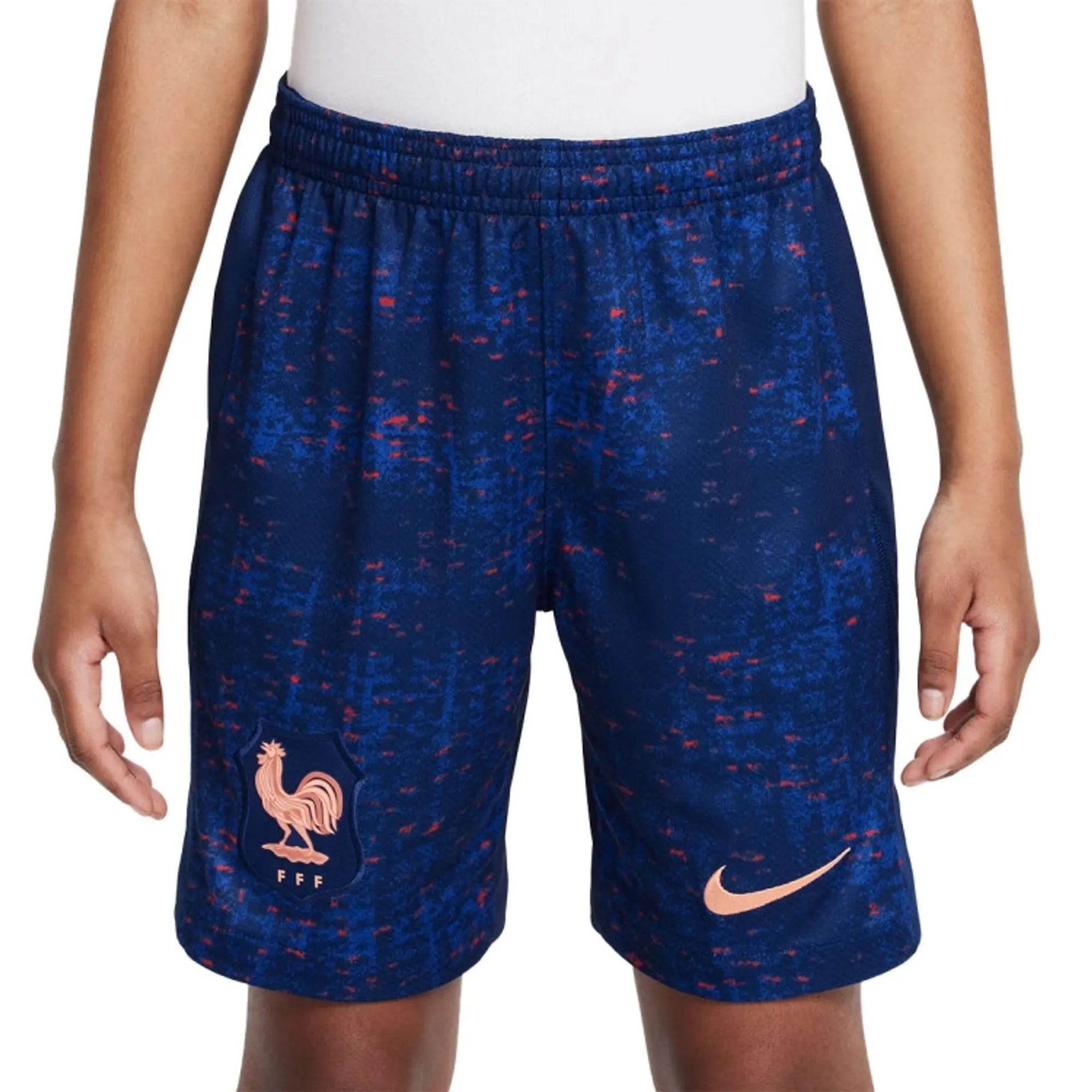 France Home Shorts Women's Euro 2025 Kids - ['Blue']