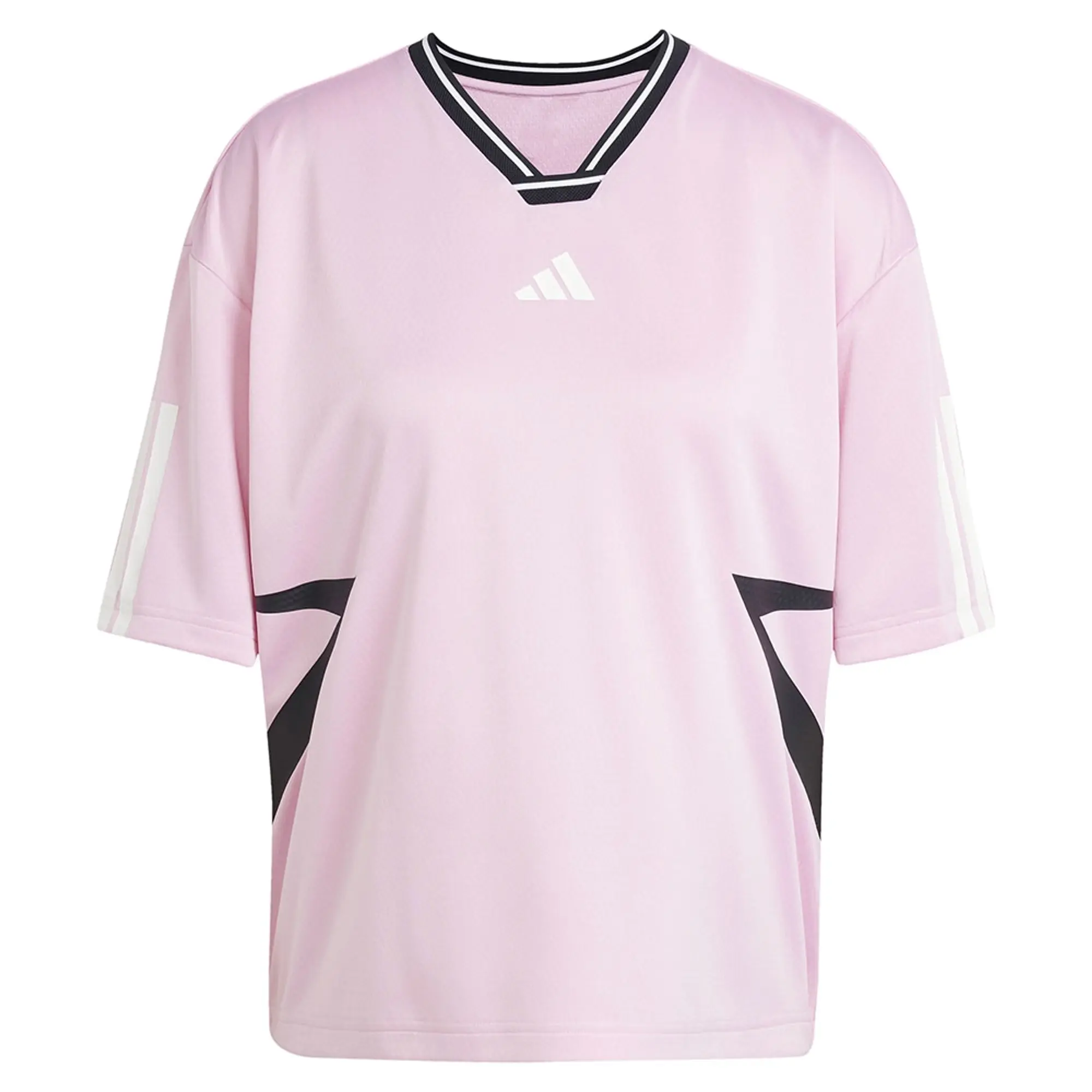 Adidas Tiro Cut 3 Stripes Colorblock  - True Pink / Black / White