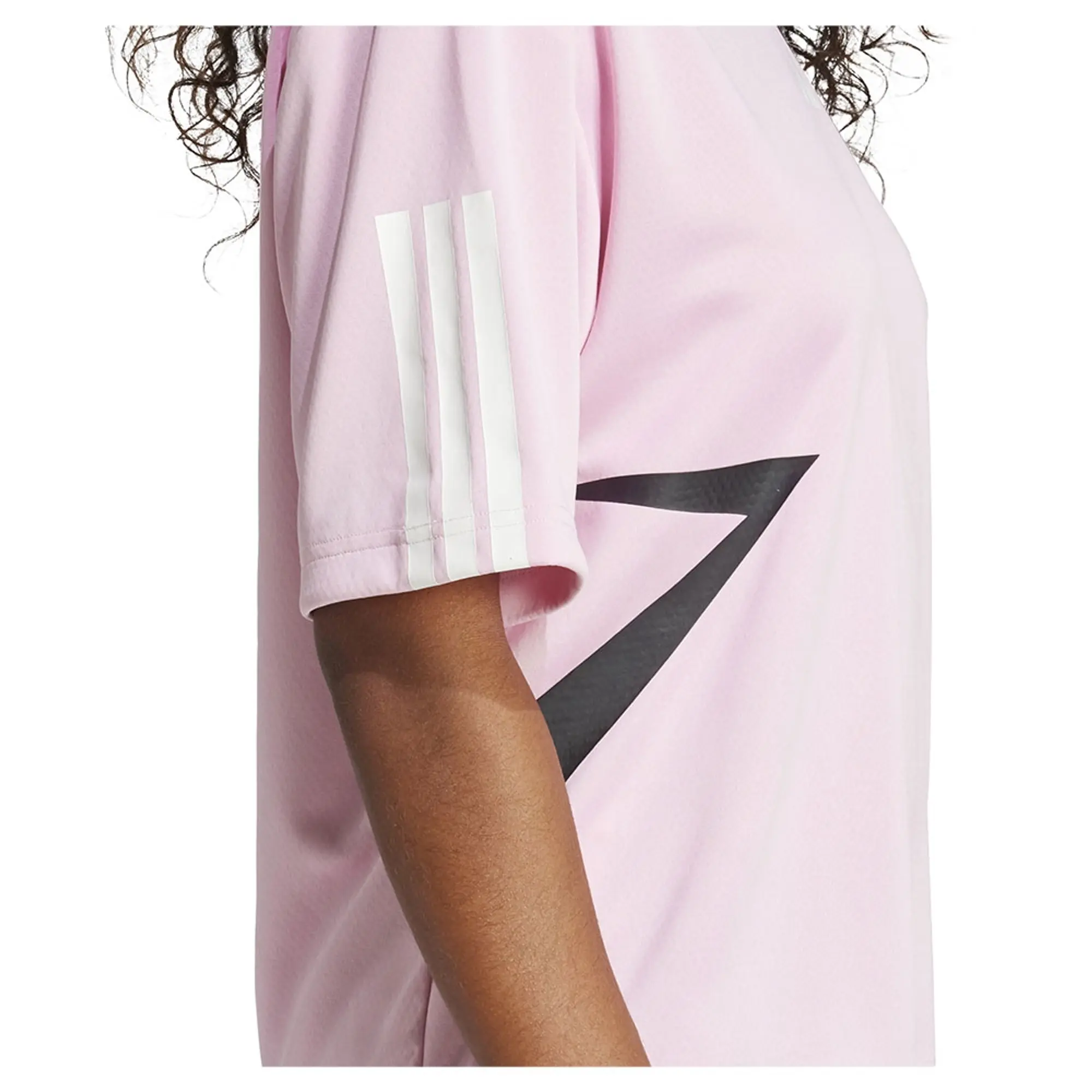 Adidas Tiro Cut 3 Stripes Colorblock  - True Pink / Black / White