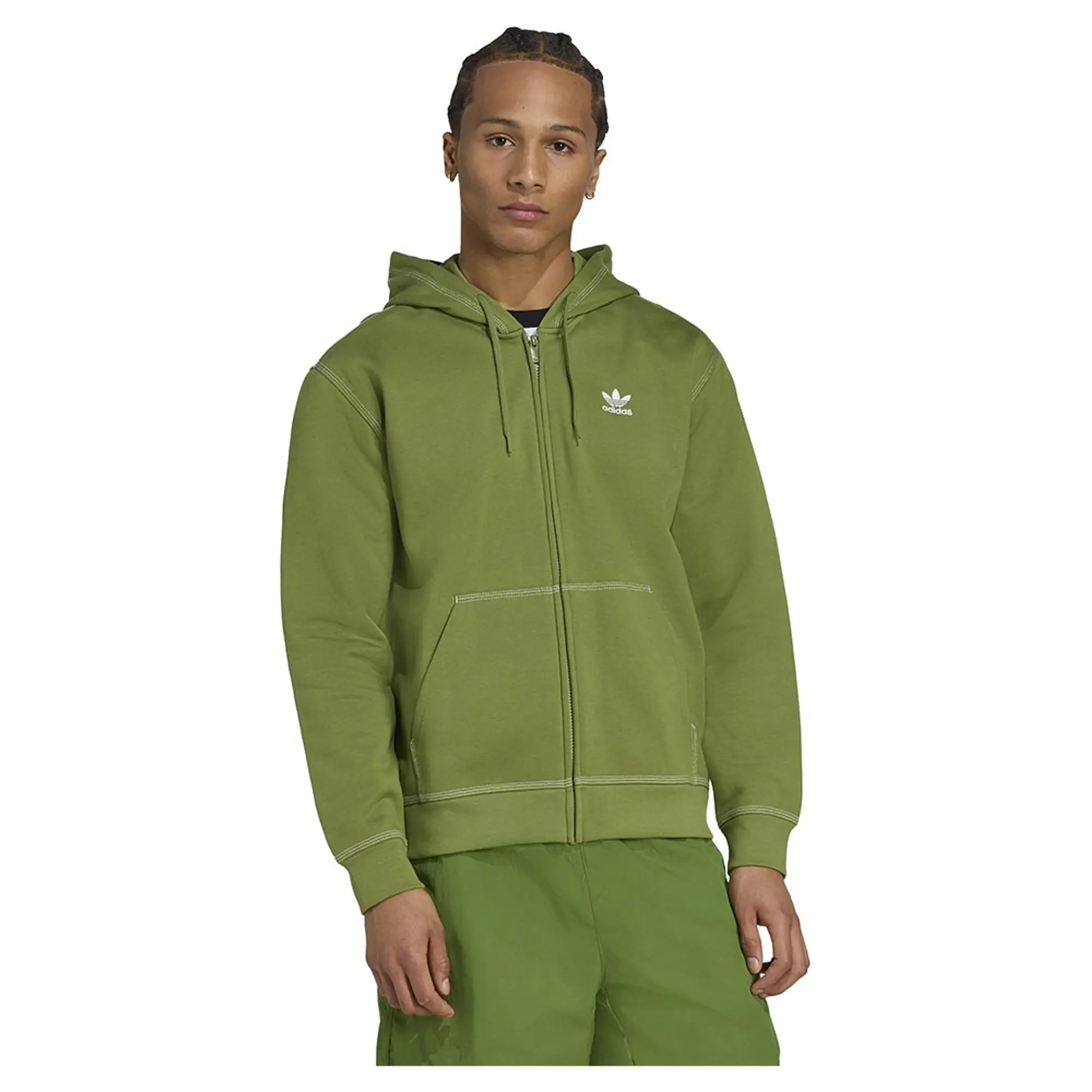 Adidas Originals Essentials Trefoil Full Zip Sweatshirt