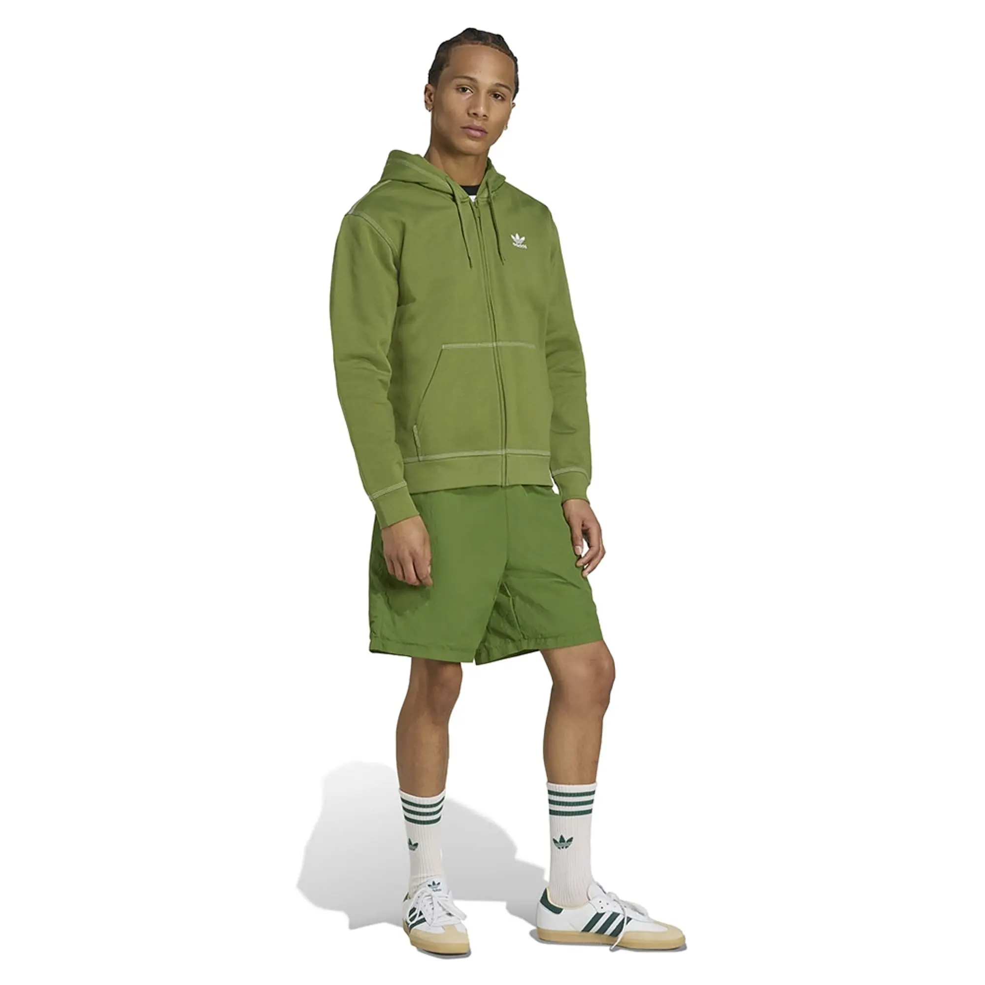 Adidas Originals Essentials Trefoil Full Zip Sweatshirt