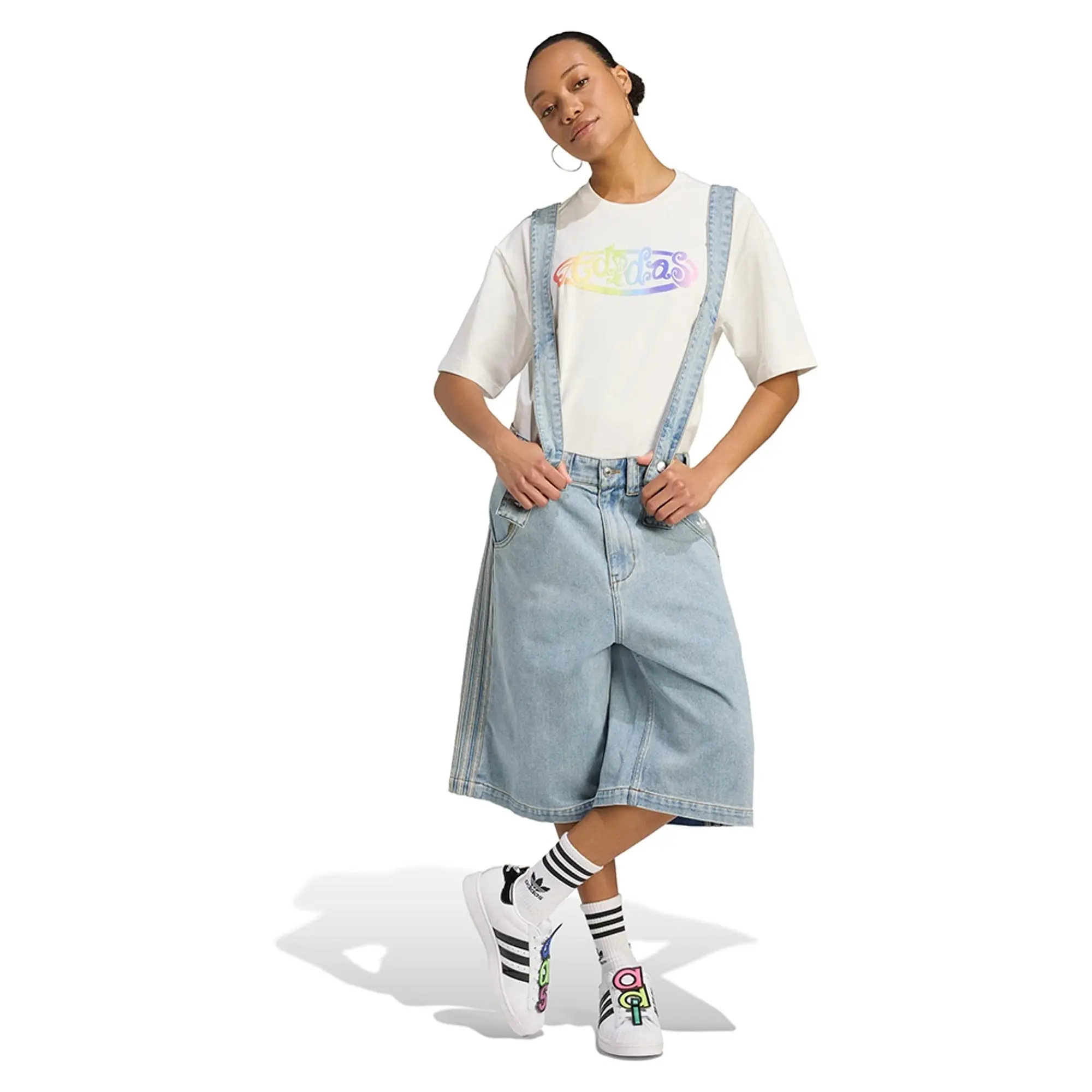Adidas Originals X Jeremy Scott Pride Graphic Short Sleeve T-shirt