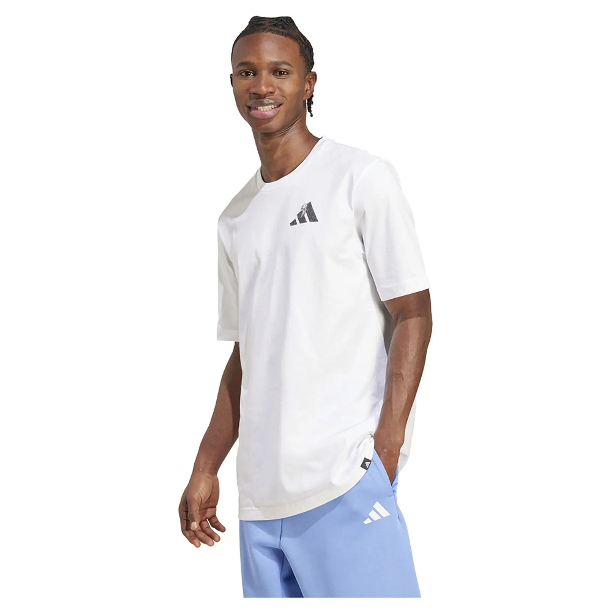 Adidas Yay Sports Verbiage Graphic Short Sleeve T-shirt