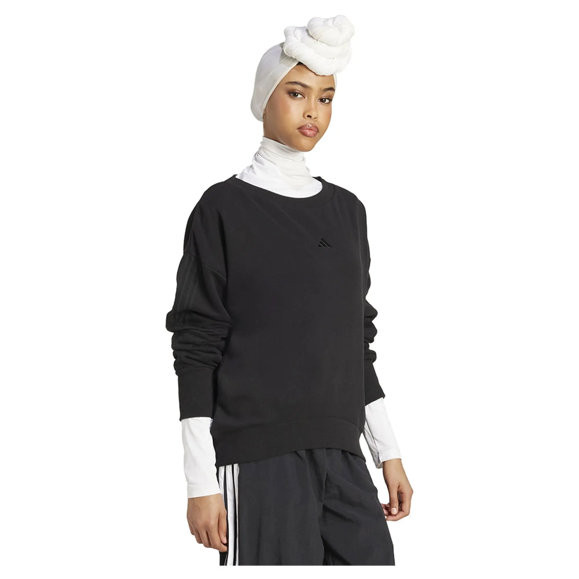 Adidas Seasonal Essentials 3 Stripes Sweatshirt